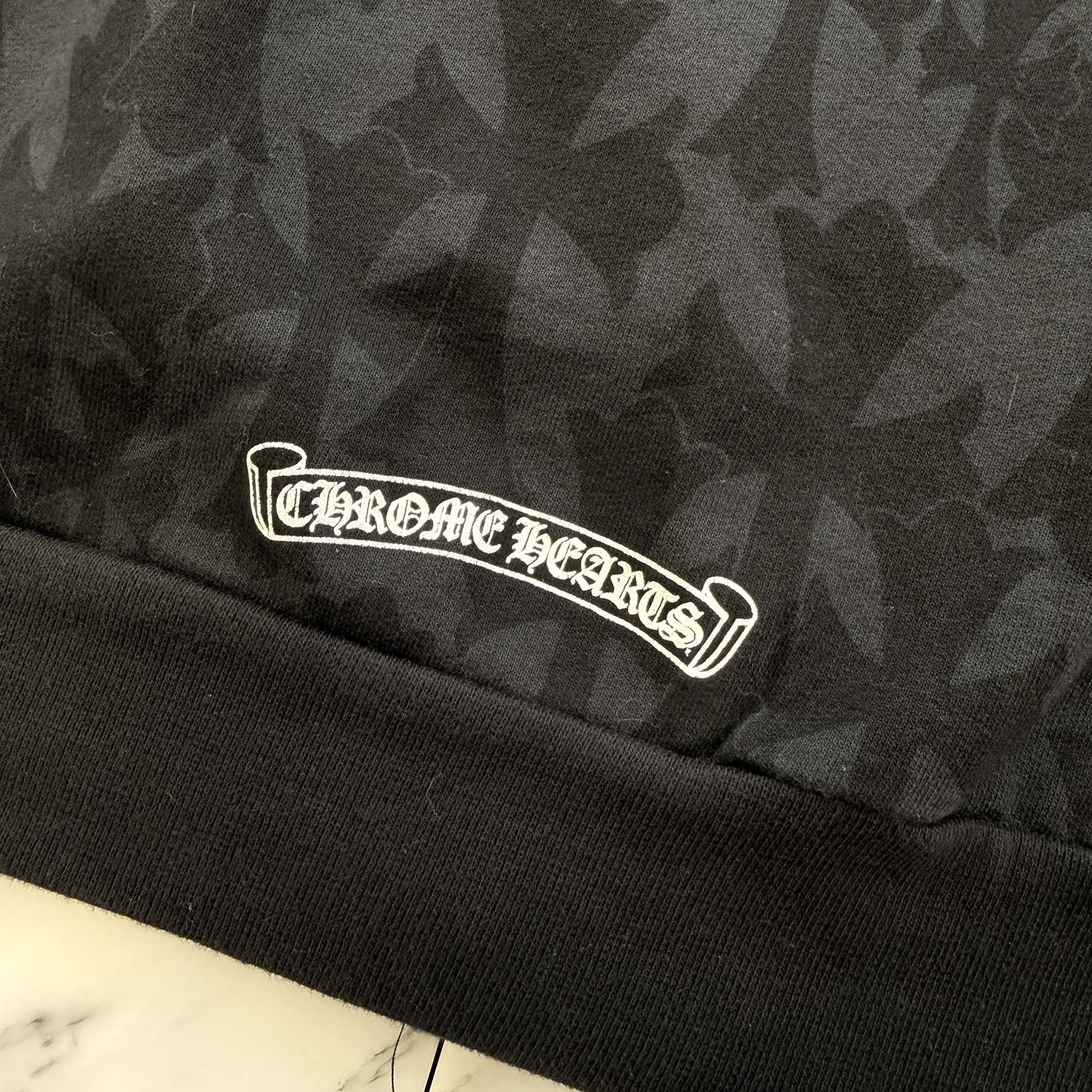 CHROME HEARTS 2024SS Graveyard Cemetery Cross Zip Up Hoodie Size XL クロムハーツ グレイブヤード セメタリークロス ジップアップフーディ サイズXL