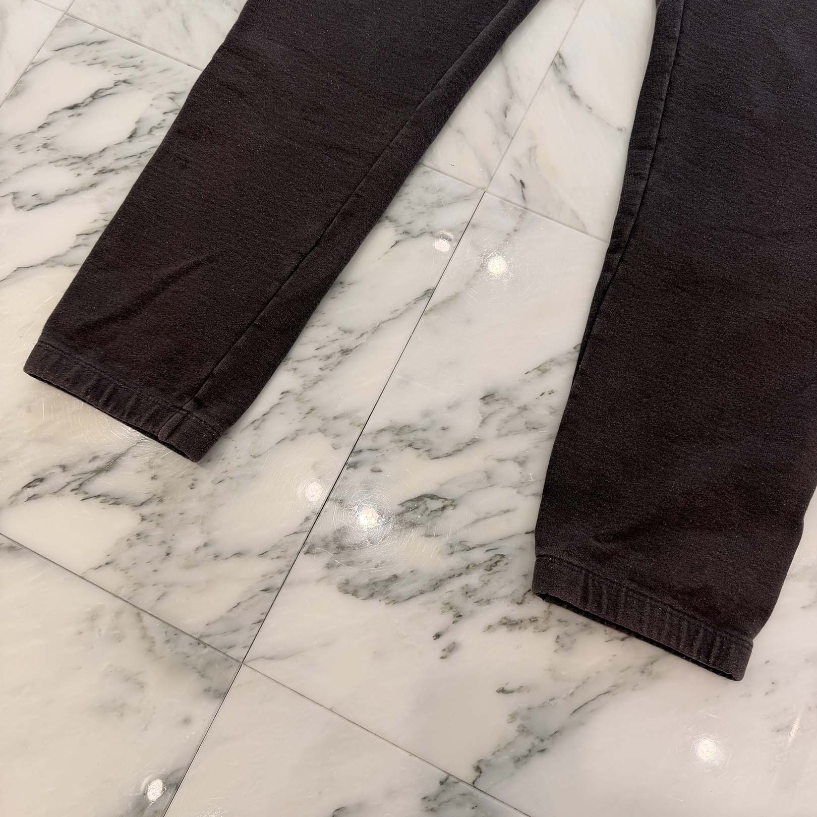 CHROME HEARTS Y NOT Vertical Logo Embroidery Sweat Long Pants Size M クロムハーツ ワイノット ヴァーティカルロゴ 刺繍 スウェットロングパンツ サイズM