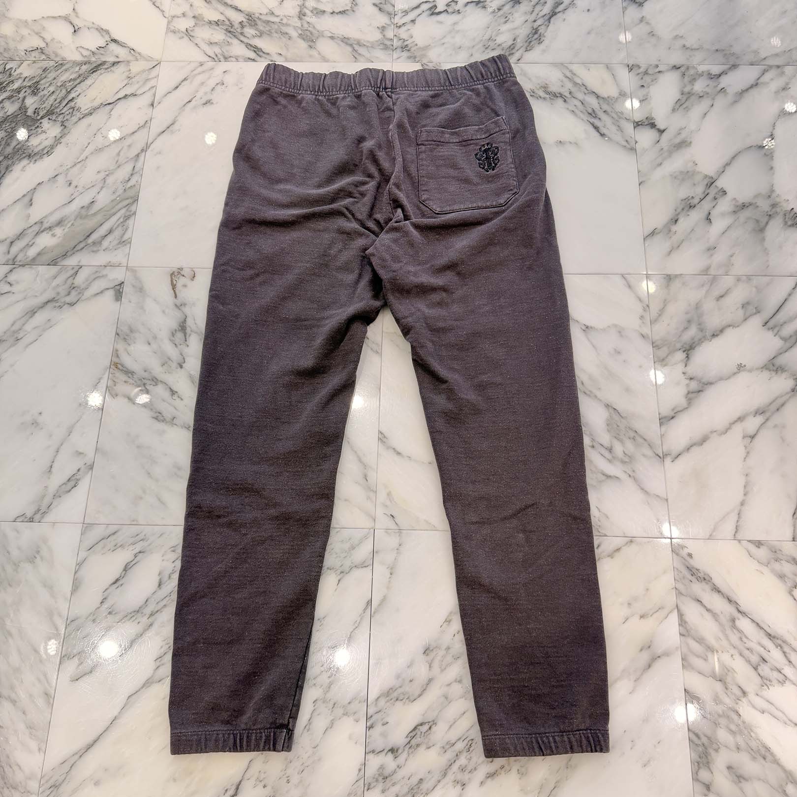 CHROME HEARTS Y NOT Vertical Logo Embroidery Sweat Long Pants Size M クロムハーツ ワイノット ヴァーティカルロゴ 刺繍 スウェットロングパンツ サイズM