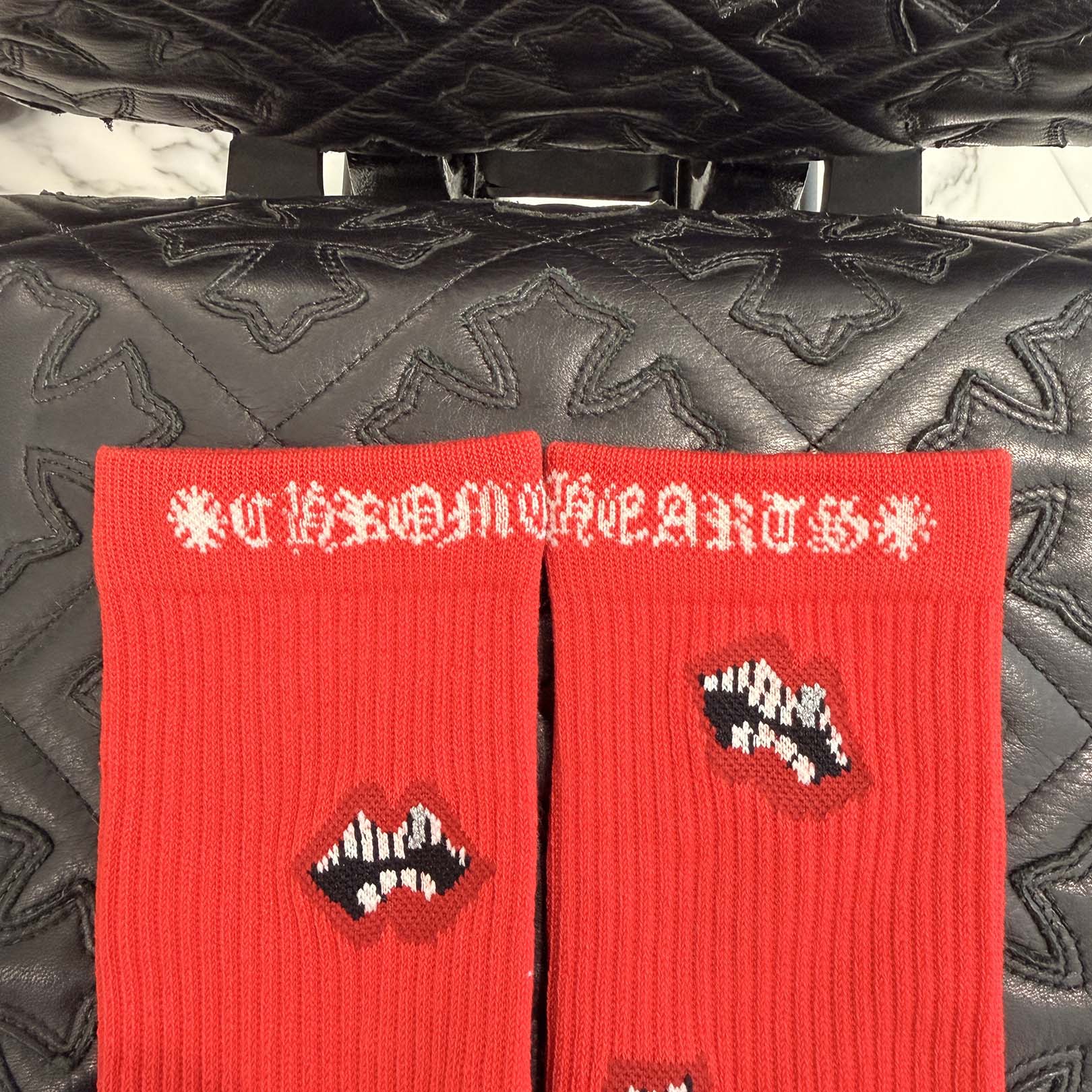 CHROME HEARTS × MATTY BOY Chomper Socks Size M (25cm～27cm) クロムハーツ × マッティボーイ チョンパー ソックス サイズM(25cm～27cm)