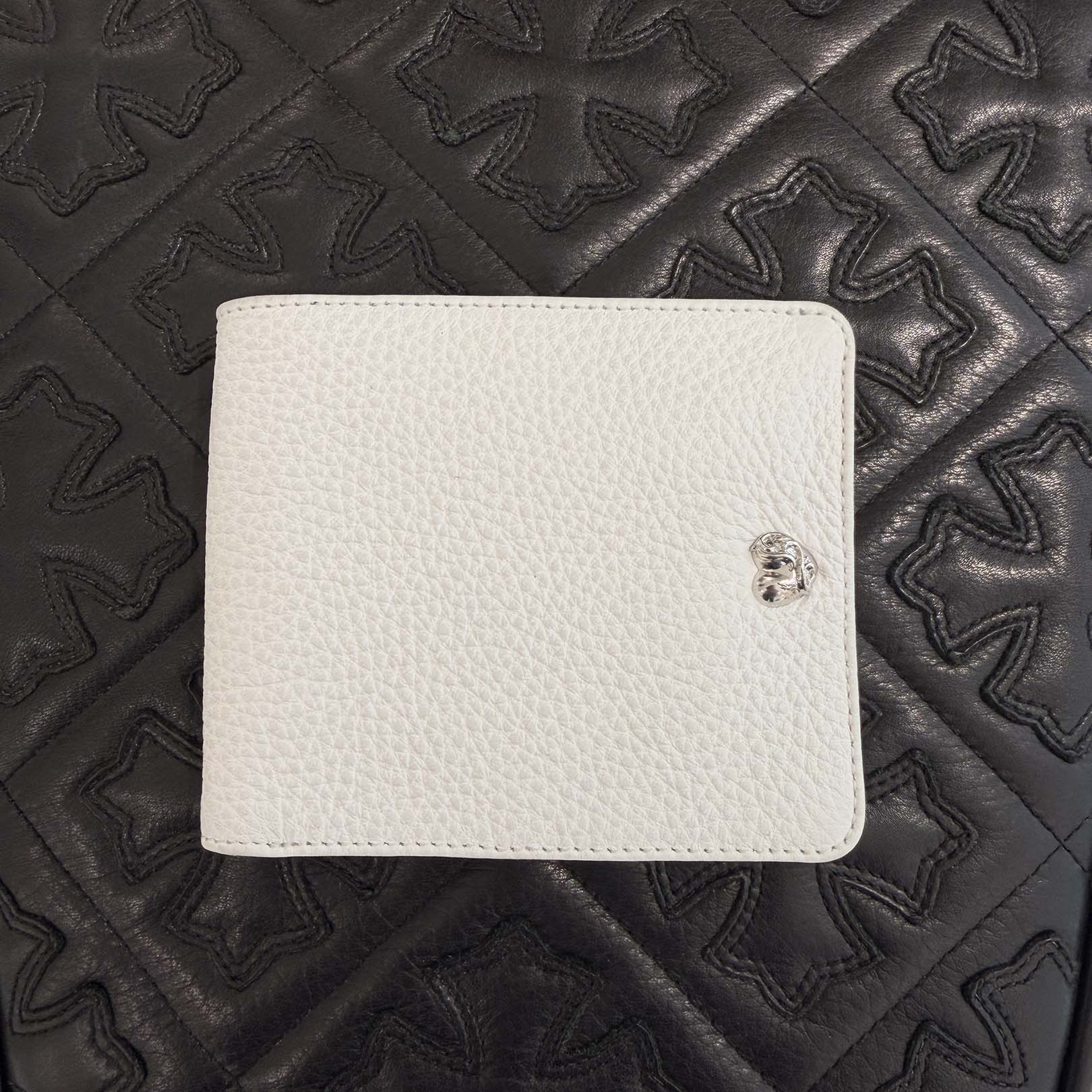 CHROME HEARTS Cannes Limited 1SNAP Viny Heart Button Leather Wallet クロムハーツ カンヌ限定 1スナップ ヴィニーハートボタン レザーウォレット