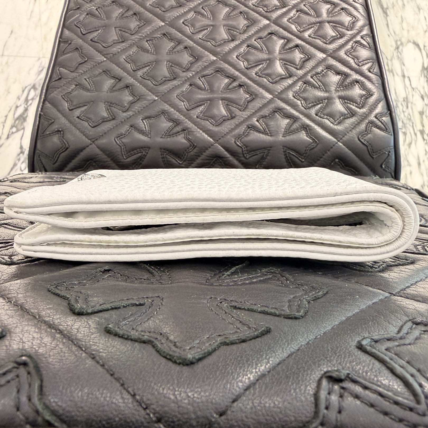 CHROME HEARTS Cannes Limited 1SNAP Viny Heart Button Leather Wallet クロムハーツ カンヌ限定 1スナップ ヴィニーハートボタン レザーウォレット