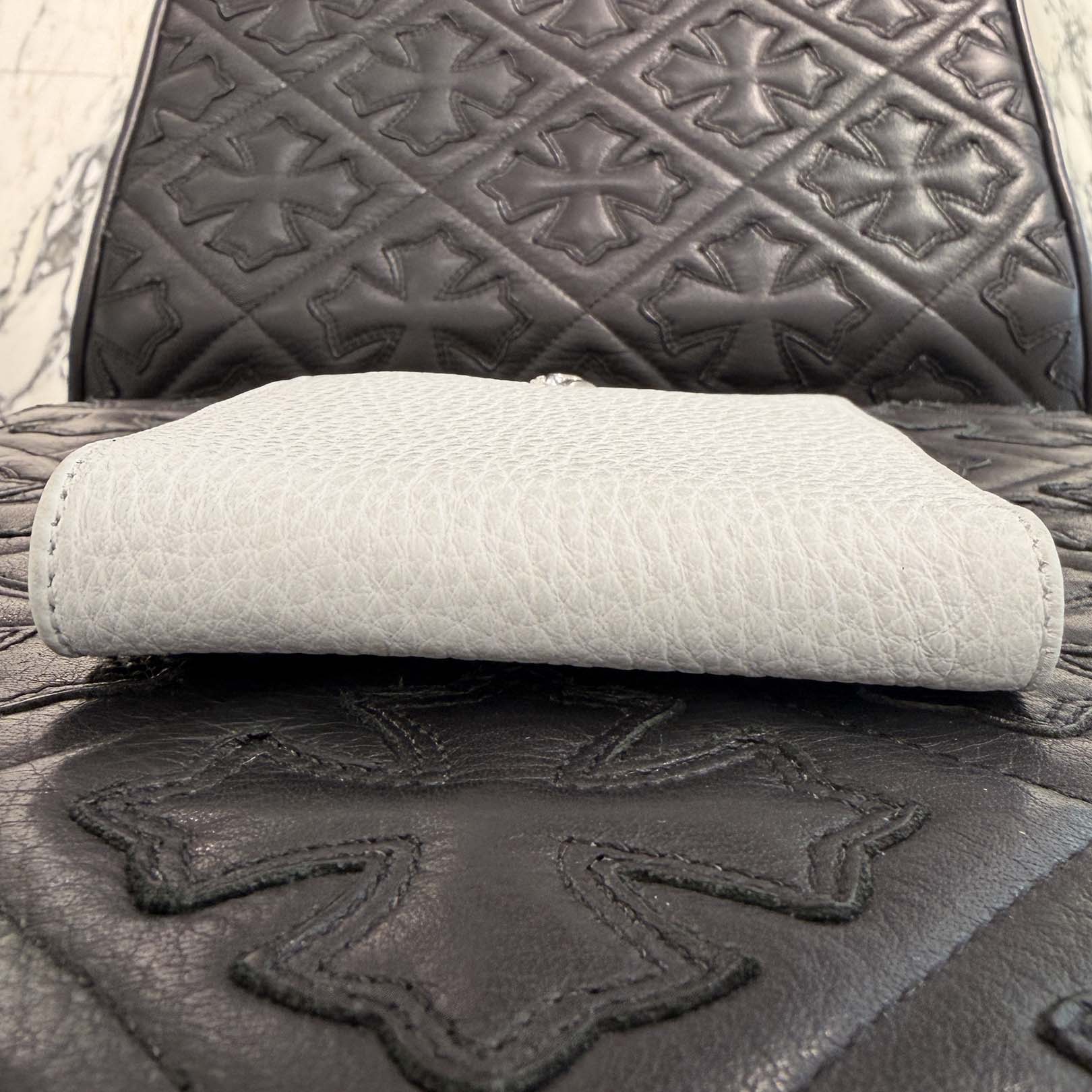 CHROME HEARTS Cannes Limited 1SNAP Viny Heart Button Leather Wallet クロムハーツ カンヌ限定 1スナップ ヴィニーハートボタン レザーウォレット