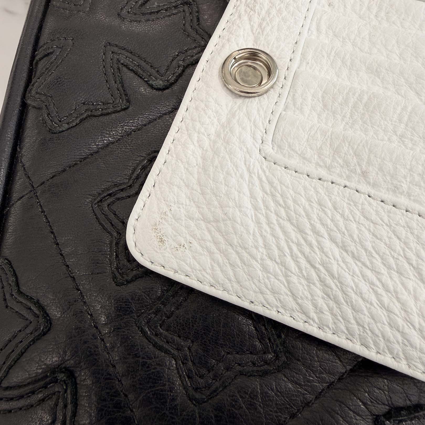 CHROME HEARTS Cannes Limited 1SNAP Viny Heart Button Leather Wallet クロムハーツ カンヌ限定 1スナップ ヴィニーハートボタン レザーウォレット