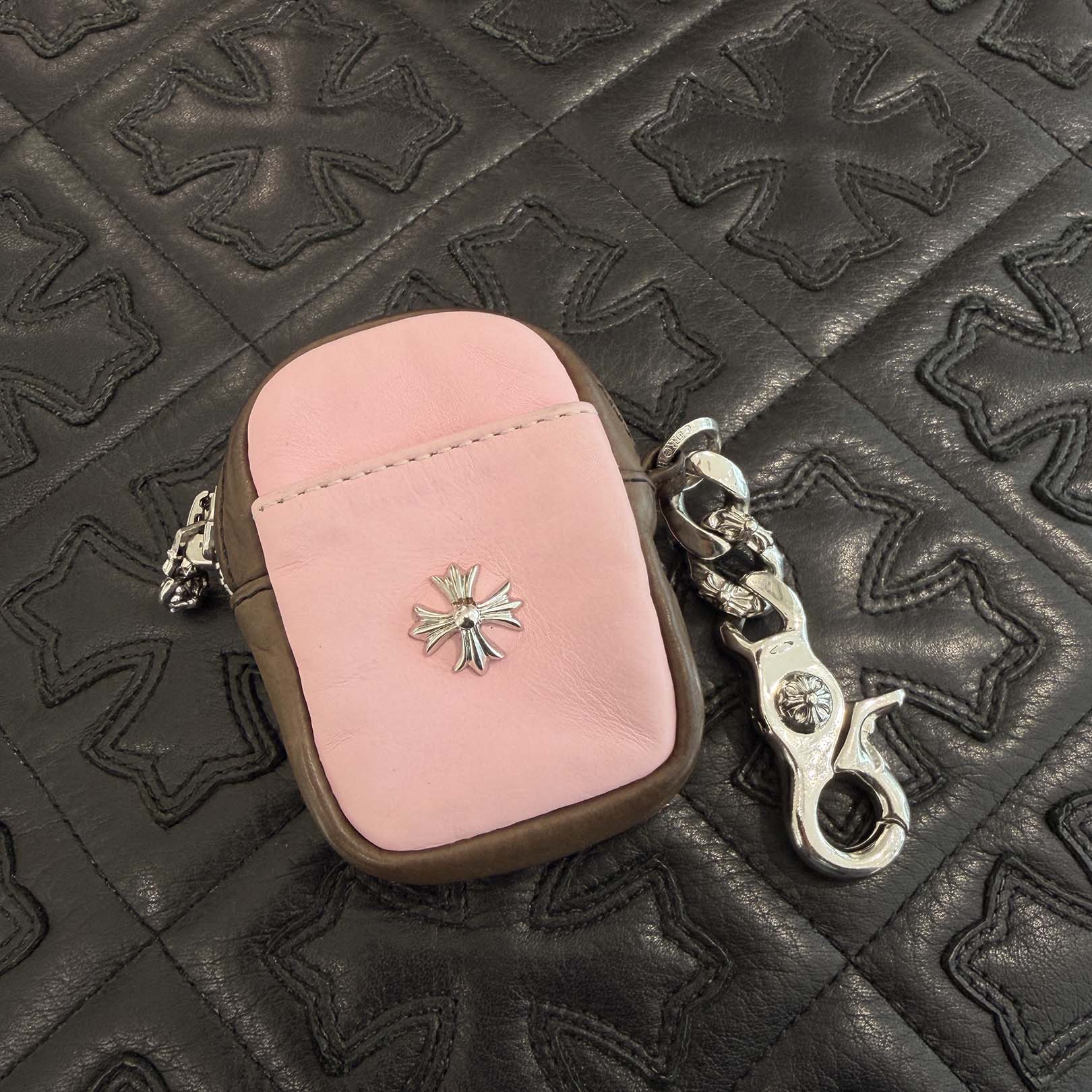 CHROME HEARTS Micro Taka Fancy Clip Leather Case クロムハーツ マイクロタカ ファンシー クリップ レザー ケース