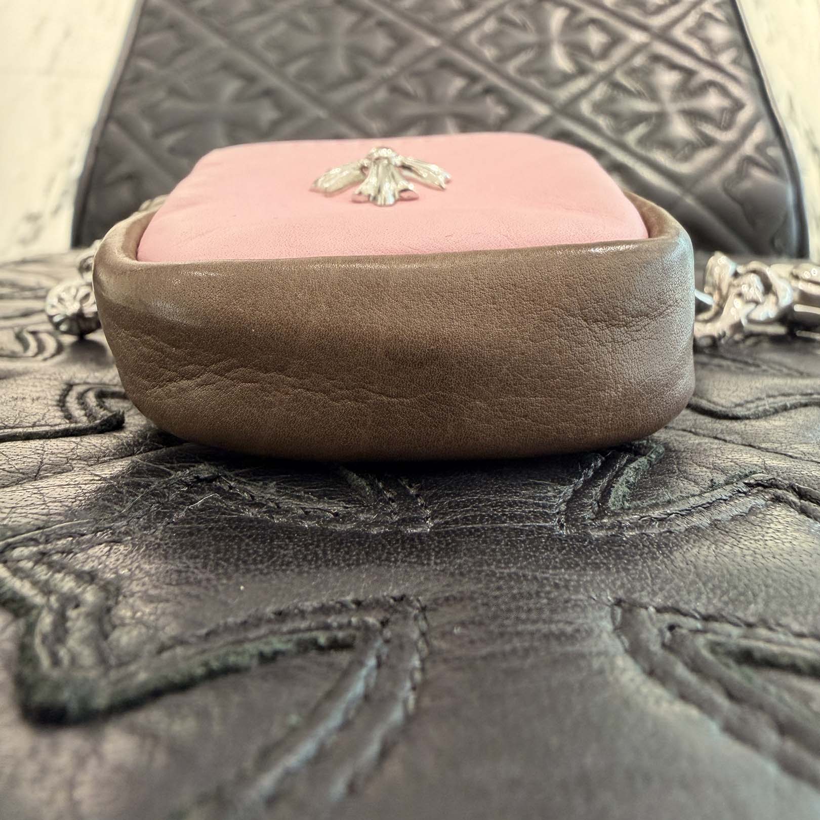 CHROME HEARTS Micro Taka Fancy Clip Leather Case クロムハーツ マイクロタカ ファンシー クリップ レザー ケース