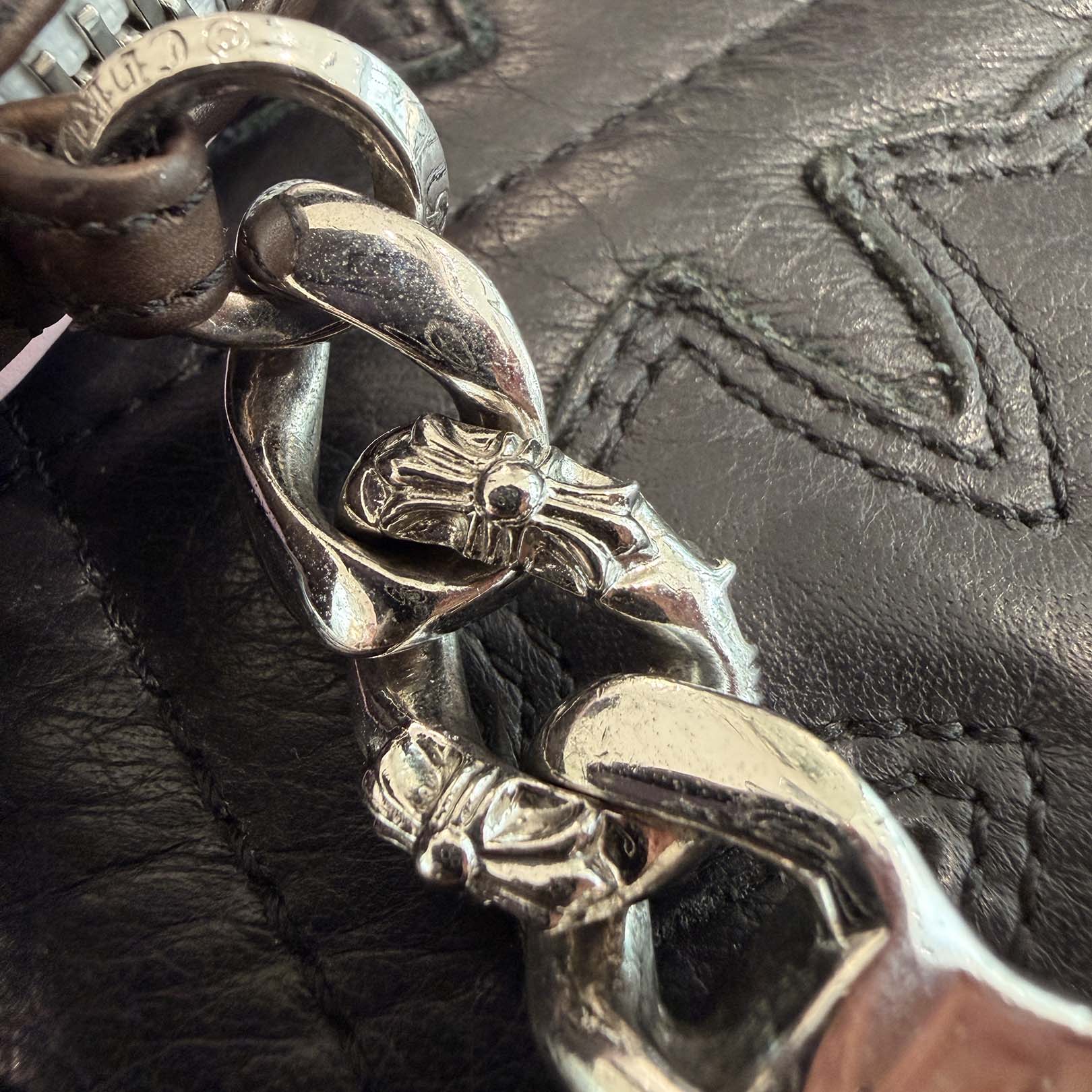 CHROME HEARTS Micro Taka Fancy Clip Leather Case クロムハーツ マイクロタカ ファンシー クリップ レザー ケース