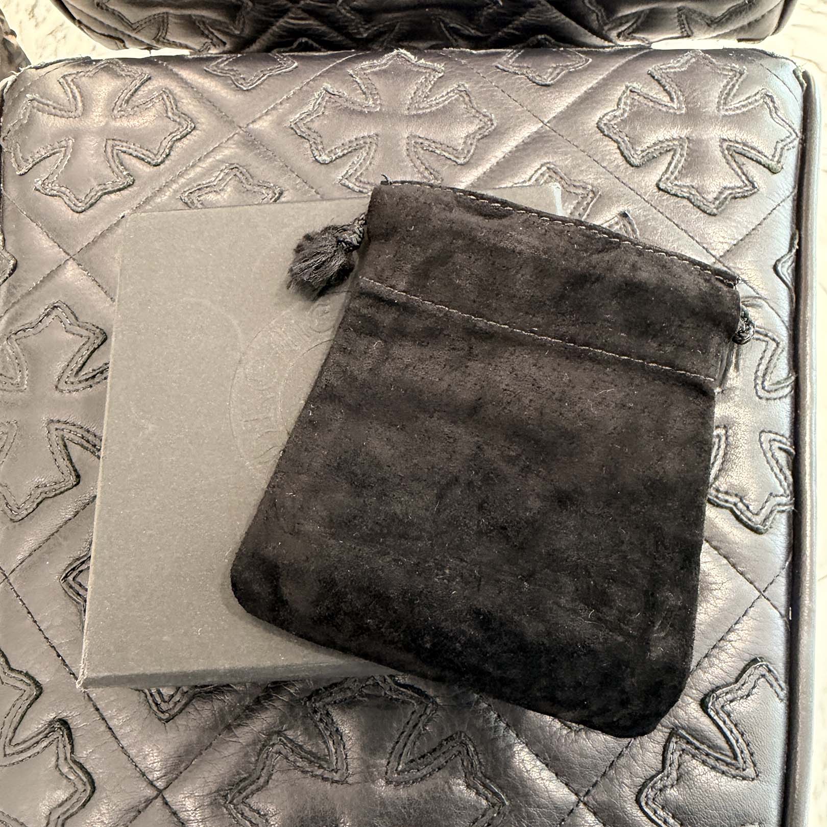 CHROME HEARTS Micro Taka Fancy Clip Leather Case クロムハーツ マイクロタカ ファンシー クリップ レザー ケース