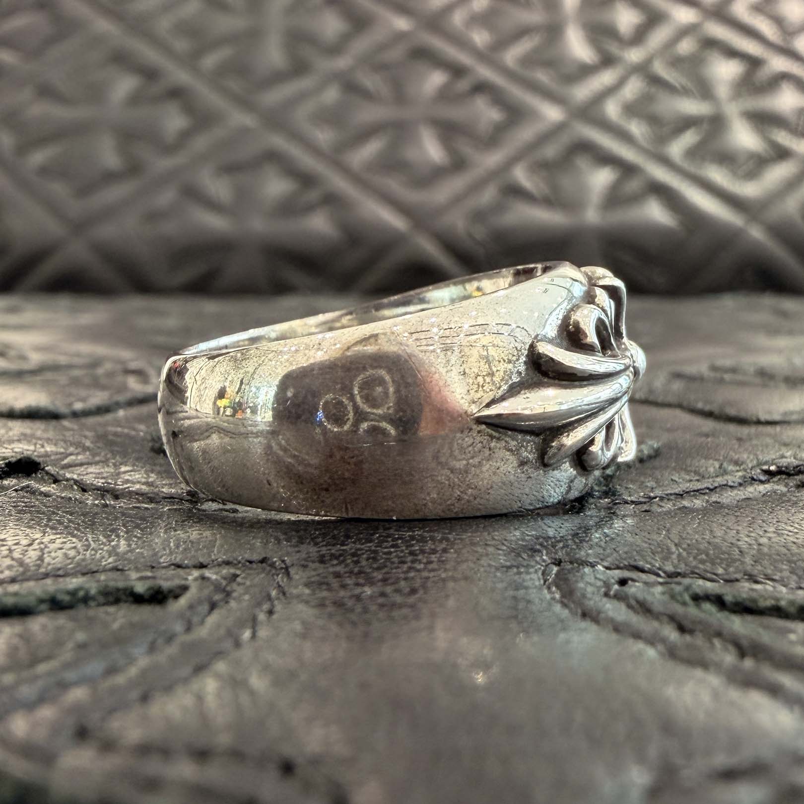 CHROME HEARTS Floral Cross Ring Size 25号 クロムハーツ フローラル