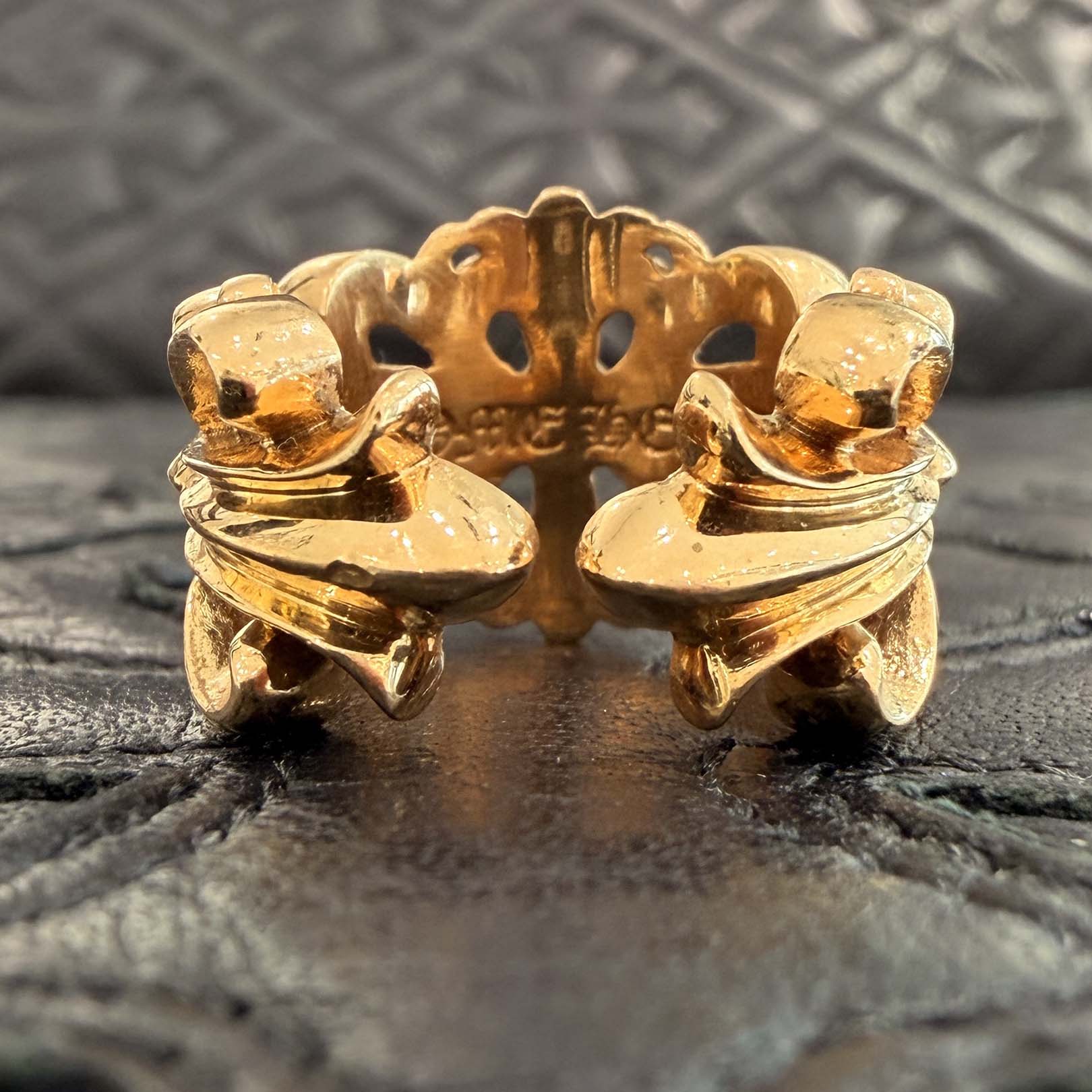 CHROME HEARTS 22K DBL FLRL CRS Ring Size 13号 クロムハーツ 22K CHROME HEARTS 22K DBL FLRL CRS Ring Size 13号 クロムハーツ 22K