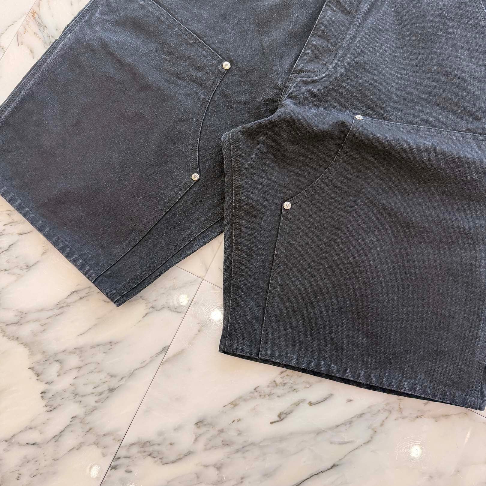 CHROME HEARTS Carpenter Cemetery Cross Patch Denim Shorts Size 36 クロムハーツ カーペンター セメタリークロスパッチ デニムショーツ サイズ36