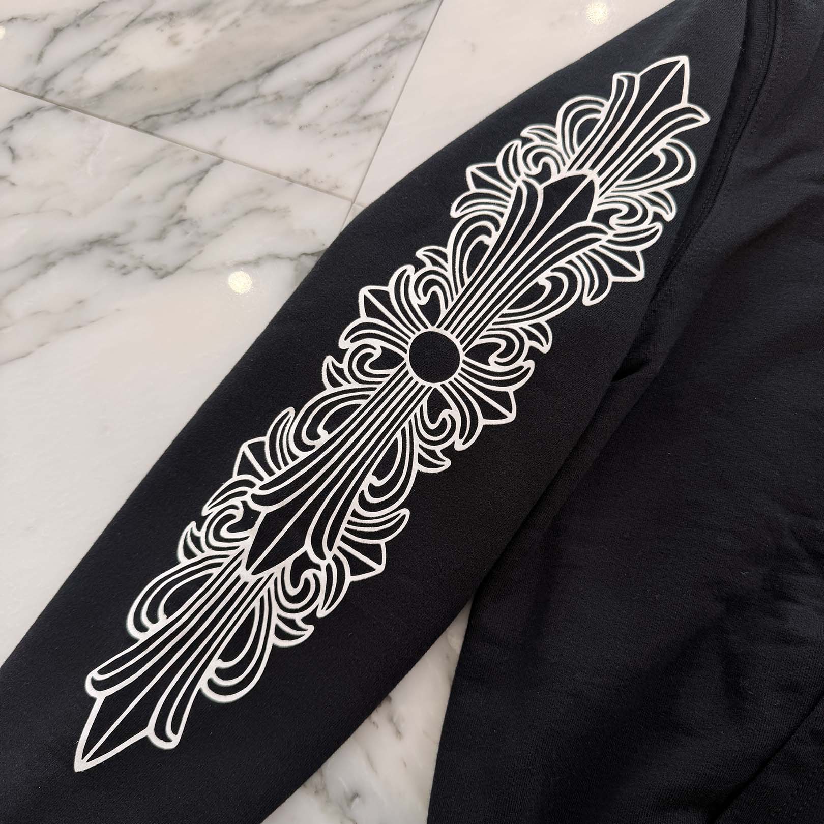 CHROME HEARTS MALIBU Limited Horseshoe Thermal Zip Up Hoodie Size S クロムハーツ マリブ限定 ホースシュー サーマル ジップアップ フーディ サイズS