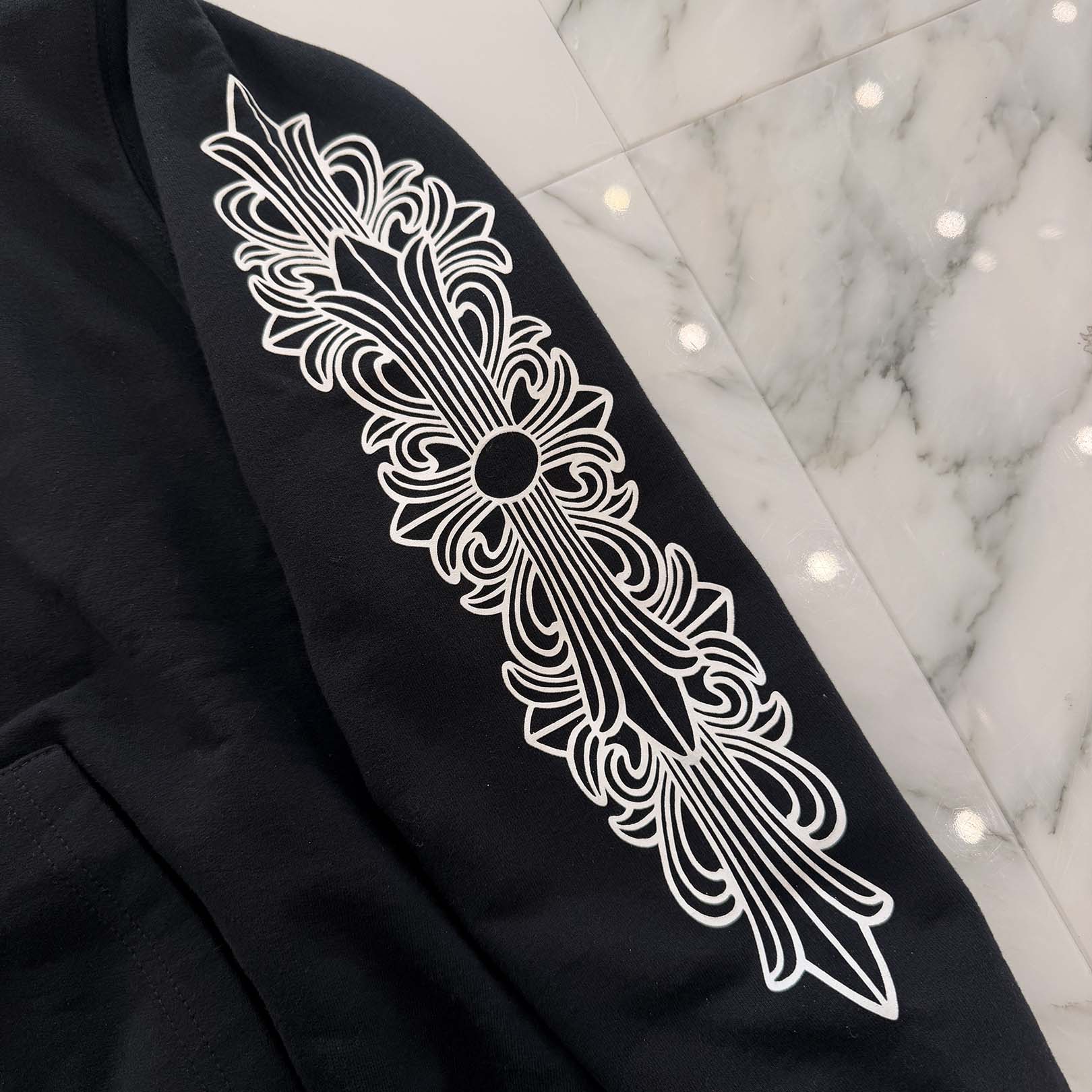 CHROME HEARTS MALIBU Limited Horseshoe Thermal Zip Up Hoodie Size S クロムハーツ マリブ限定 ホースシュー サーマル ジップアップ フーディ サイズS