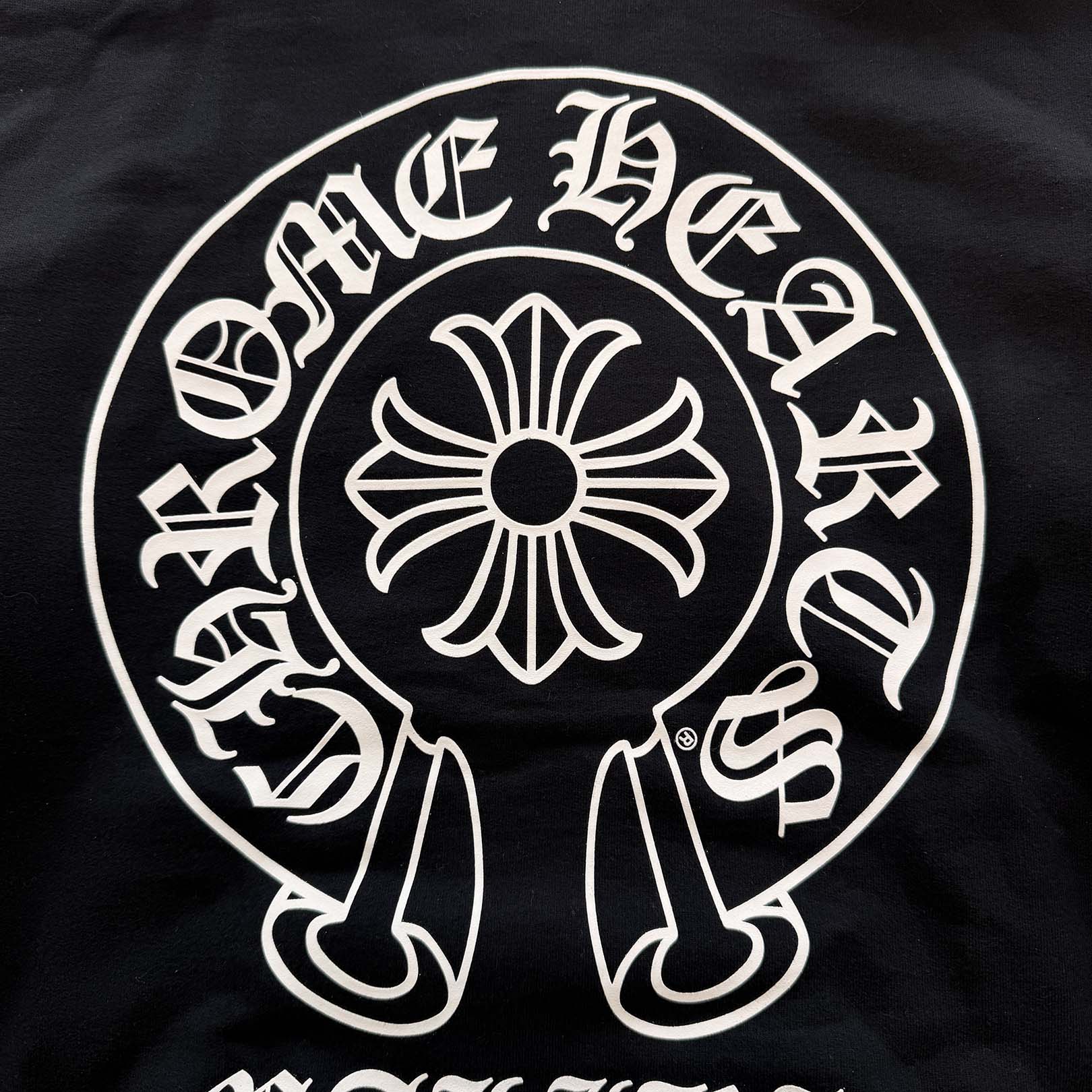 CHROME HEARTS MALIBU Limited Horseshoe Thermal Zip Up Hoodie Size S クロムハーツ マリブ限定 ホースシュー サーマル ジップアップ フーディ サイズS