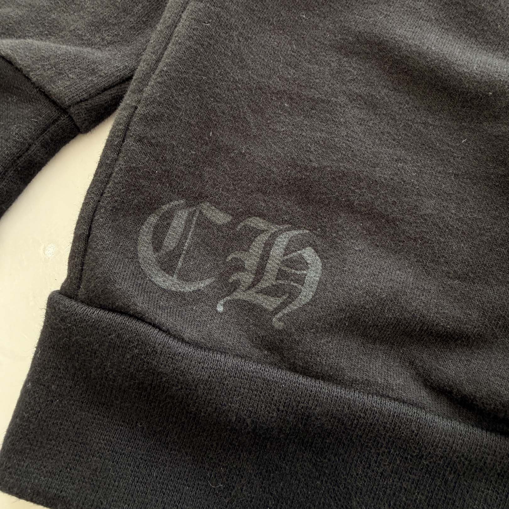CHROME HEARTS Floral Cross Horseshoe Crewneck Sweat Shirts Size XXL クロムハーツ フローラルクロス ホースシュー クルーネック スウェットシャツ サイズXXL