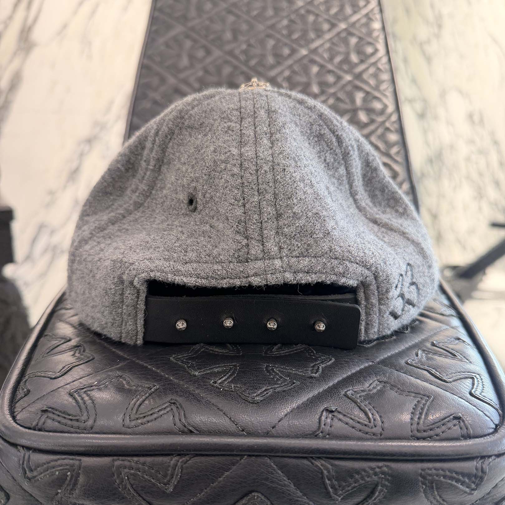 CHROME HEARTS CH Patch Wool Trucker Cap Size ONE SIZE (51-61