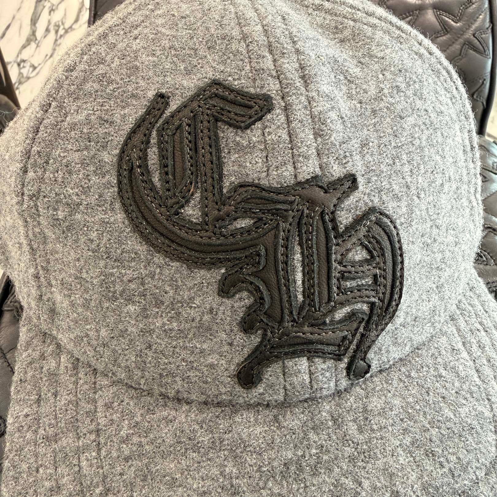 CHROME HEARTS CH Patch Wool Trucker Cap Size ONE SIZE (51-61) クロムハーツ CHパッチ ウール トラッカーキャップ サイズONE SIZE (51-61)