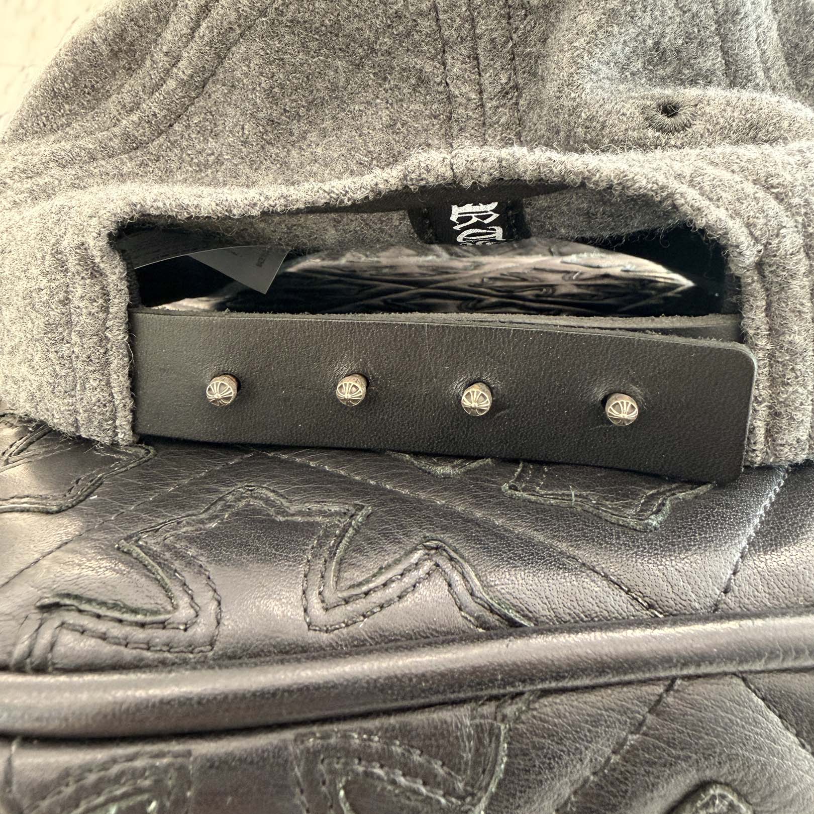 CHROME HEARTS CH Patch Wool Trucker Cap Size ONE SIZE (51-61) クロムハーツ CHパッチ ウール トラッカーキャップ サイズONE SIZE (51-61)