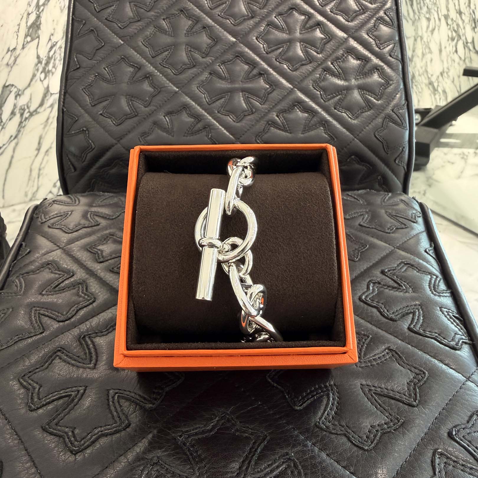 HERMES Chaine d'Ancre GM 14 エルメス シェーヌダンクル GM 14コマ