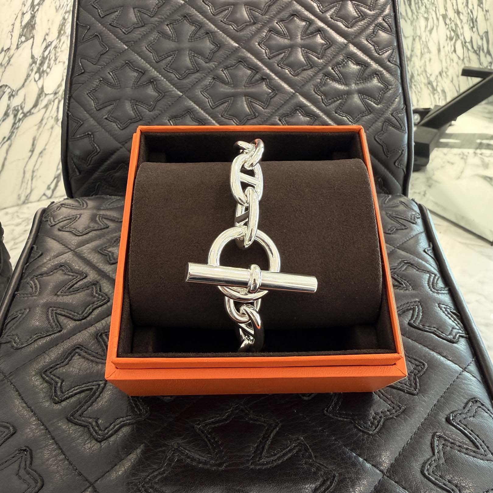 HERMES Chaine d'Ancre TGM 13 エルメス シェーヌダンクル TGM 13コマ