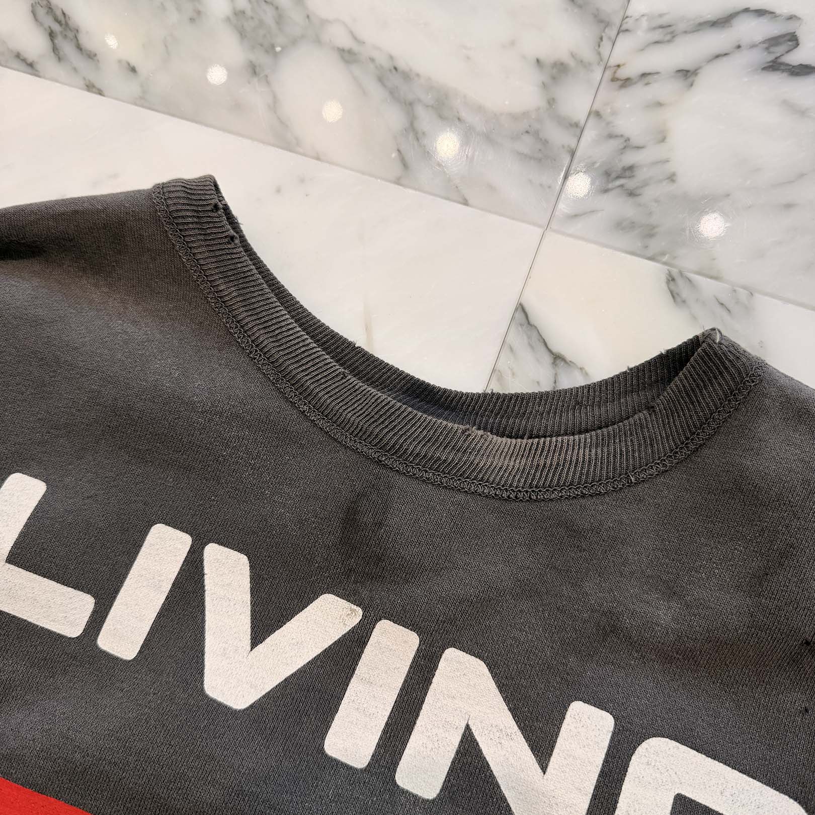 SAINT Mxxxxxx 2025AW 666 Crewneck Sweat Shirt SM-HR1-0000-045 Size XL セントマイケル 666 クルーネック スウェットシャツ サイズXL