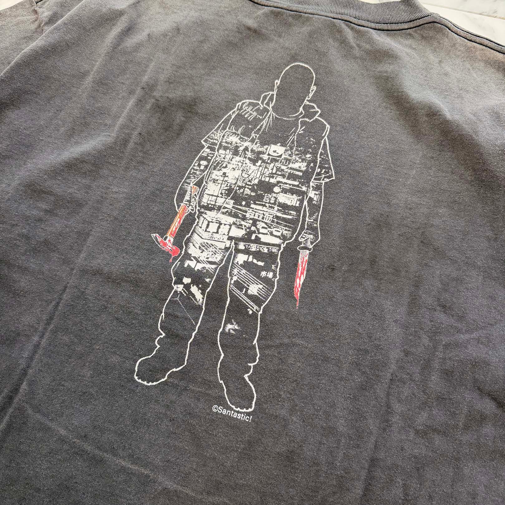 SAINT Mxxxxxx × GEEKS RULE 2025AW 惨家-zange S/S Tee SM-HR1-0000-C25 Size XL セントマイケル×ギークスルール 惨家-zange ショートスリーブ Tシャツ サイズXL