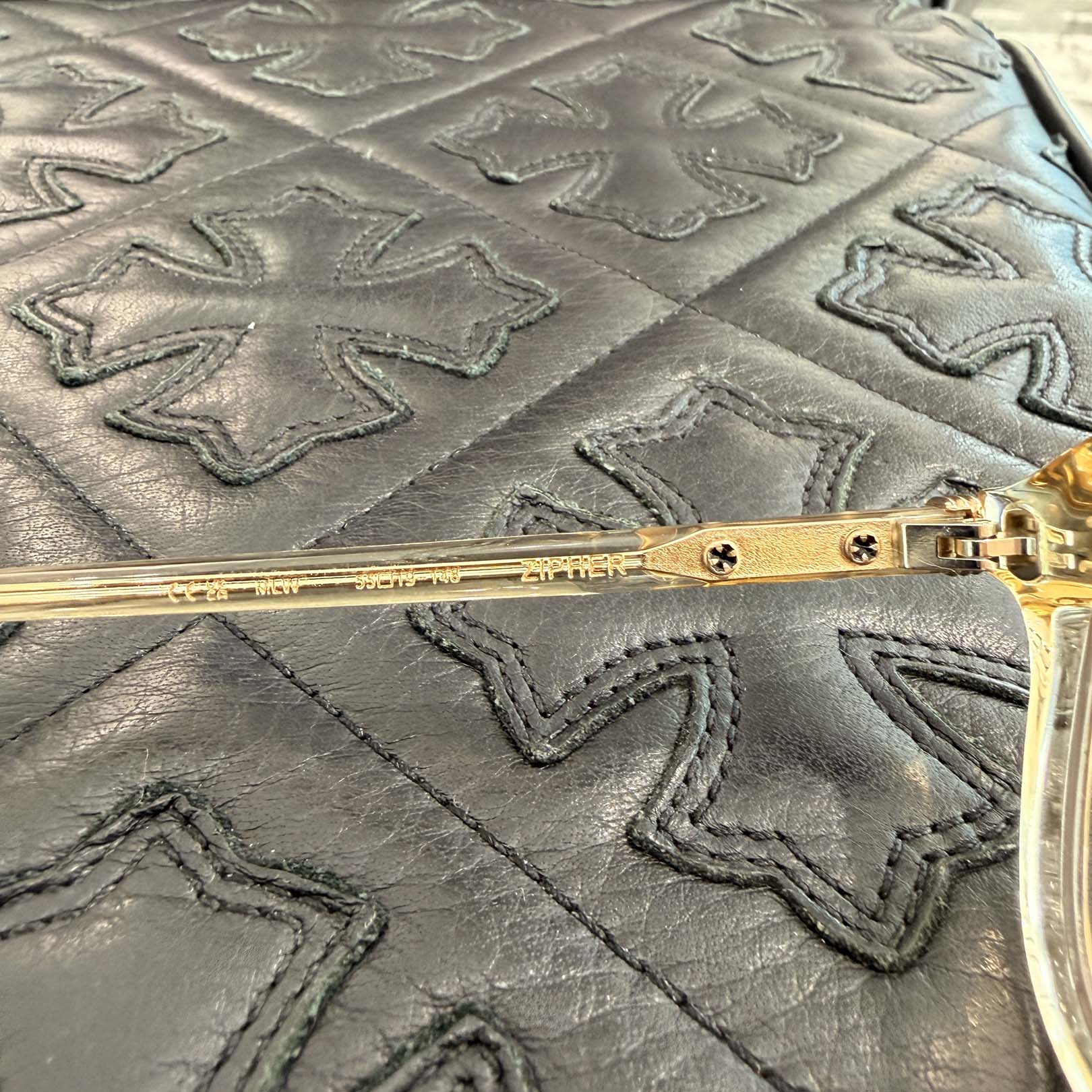 CHROME HEARTS ZIPHER Sunglasses Size 55□19-143 クロムハーツ ジッパー サングラス サイズ55□19-143