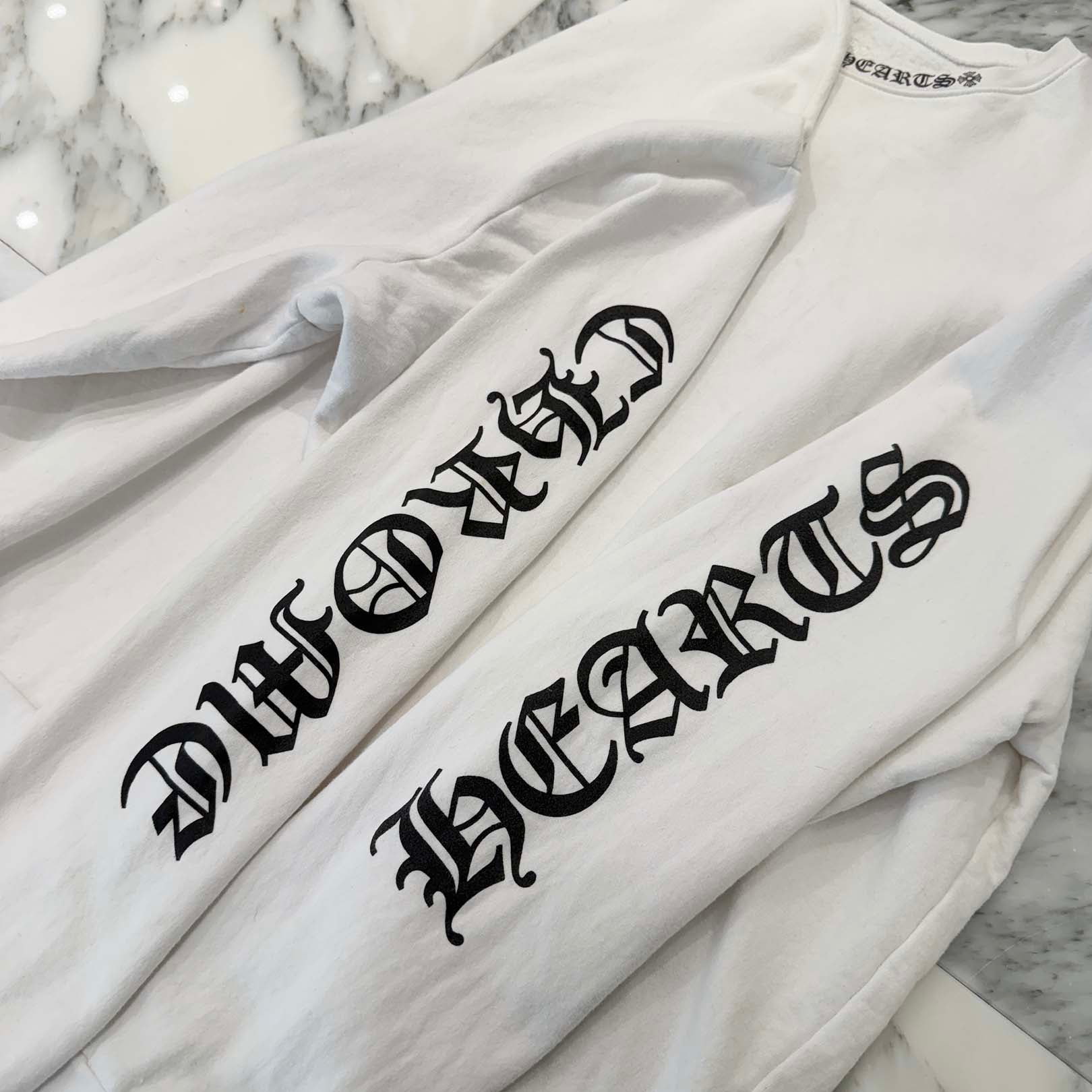 CHROME HEARTS Neck Logo Crewneck Sweatshirt Size XL クロムハーツ ネックロゴ クルーネック スウェットシャツ サイズXL