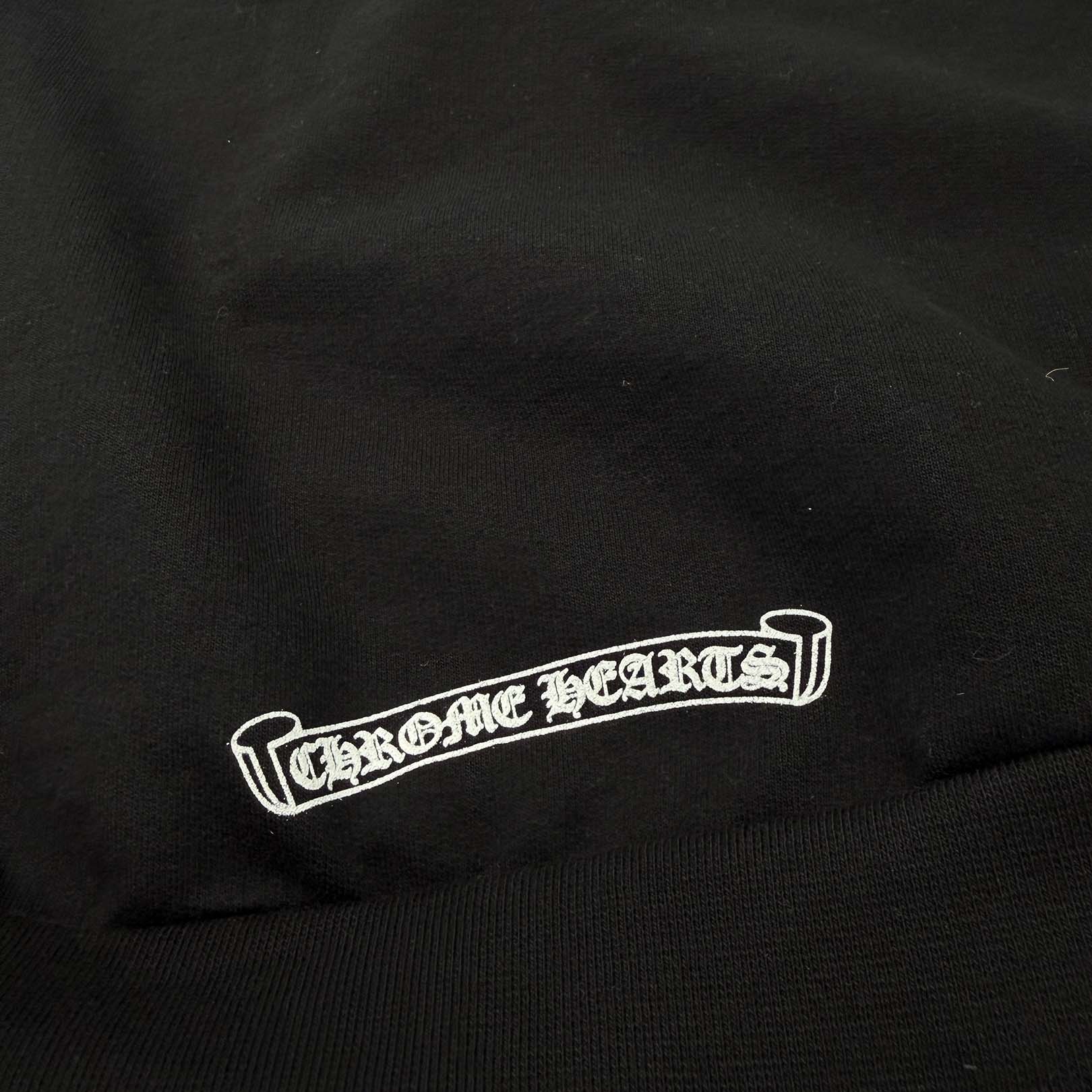 CHROME HEARTS Neck Logo Crewneck Sweatshirt Size L クロムハーツ ネックロゴクルーネックスウェットシャツ サイズL
