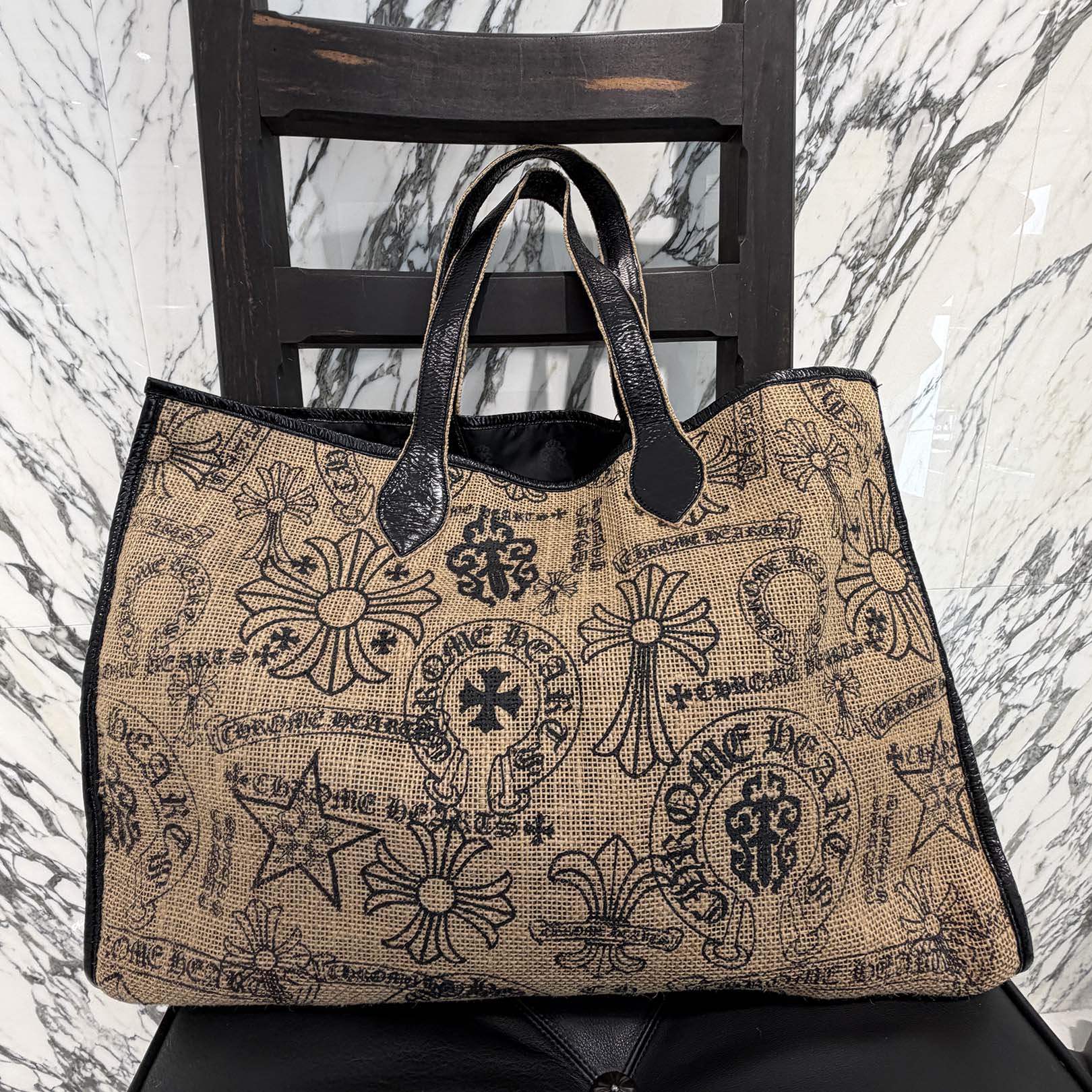 CHROME HEARTS Multi Logo Tote Bag クロムハーツ マルチロゴ トートバッグ