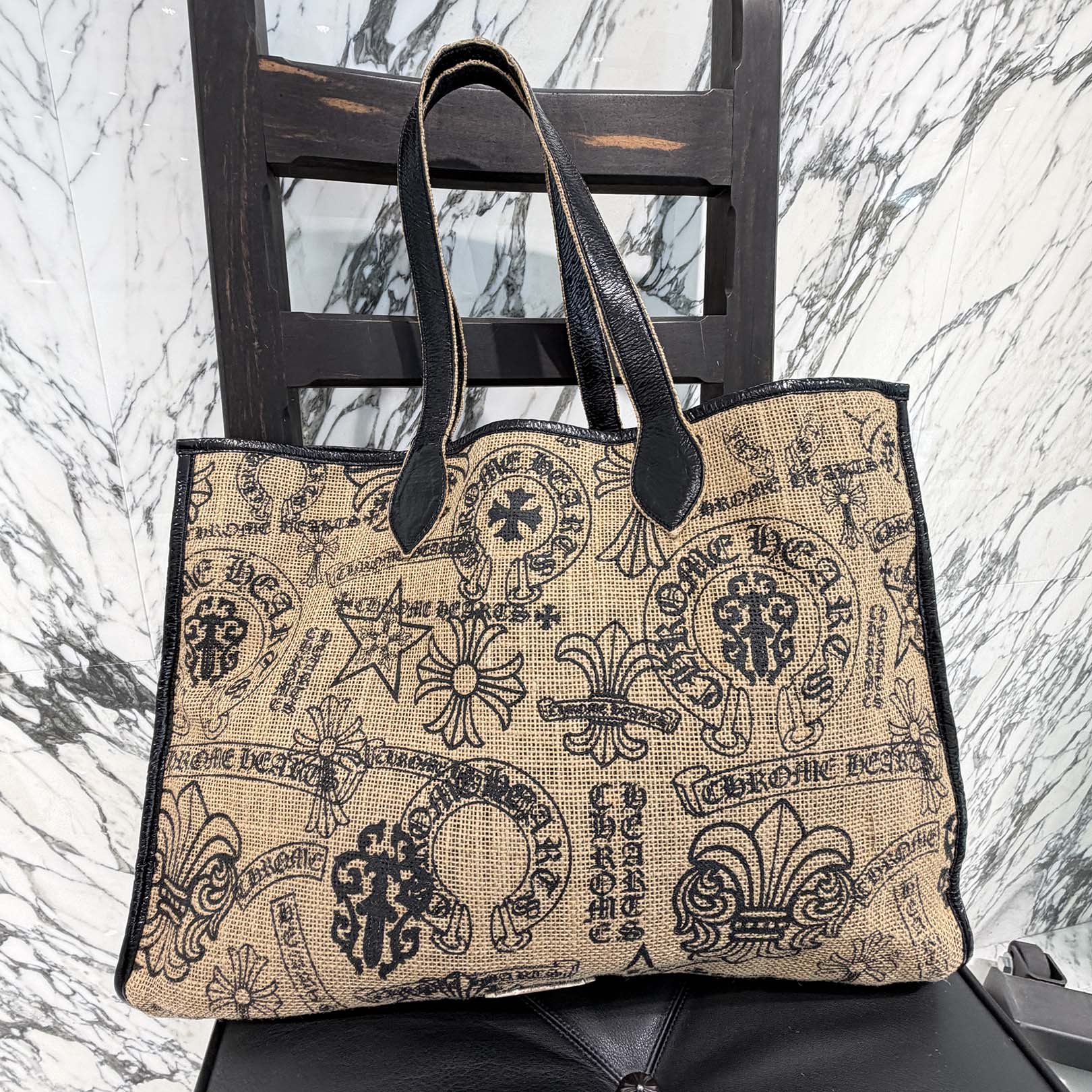 CHROME HEARTS Multi Logo Tote Bag クロムハーツ マルチロゴ トートバッグ