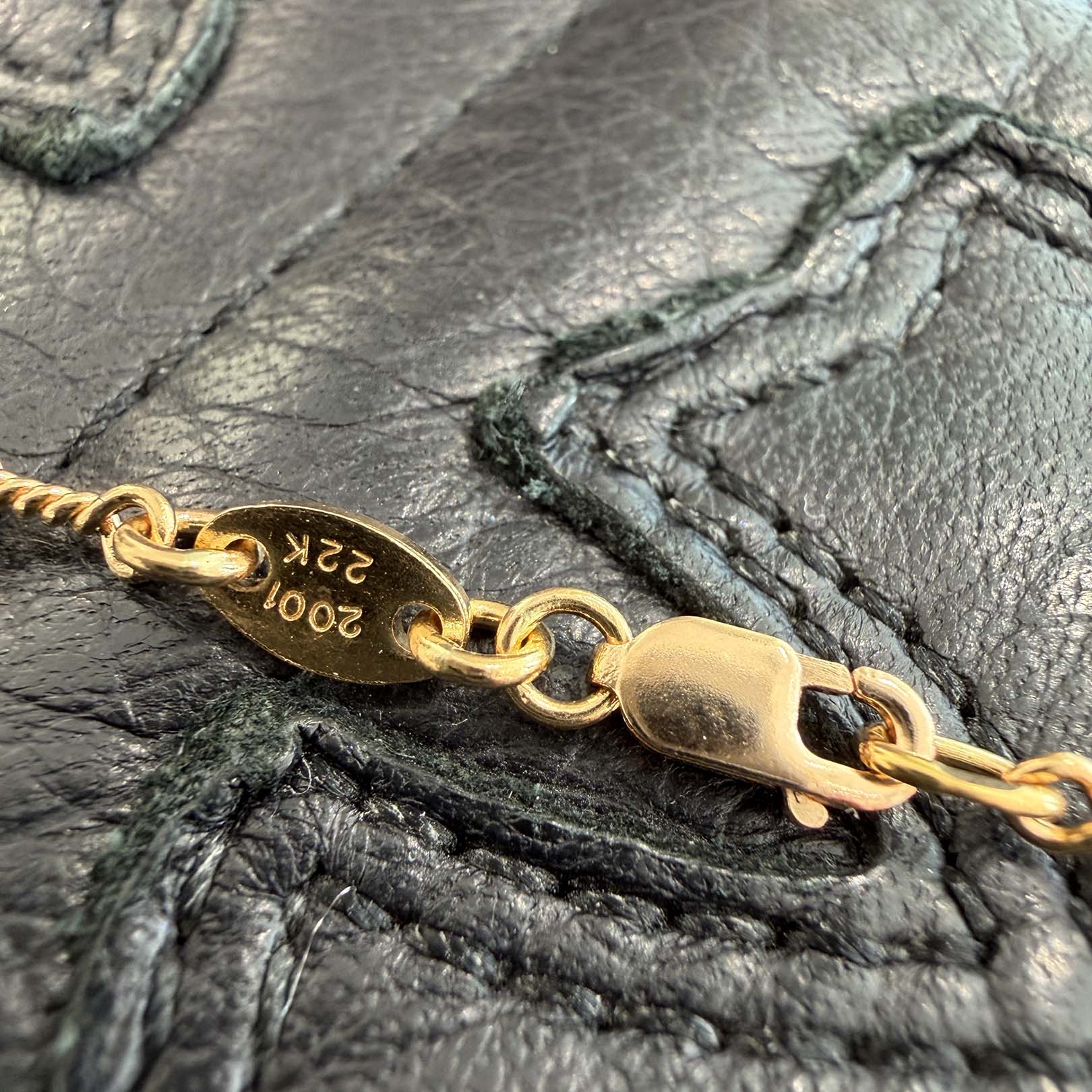 CHROME HEARTS 22K Twist Chain Necklace Size 20 Inch クロムハーツ 22K ツイストチェーン ネックレス サイズ20インチ