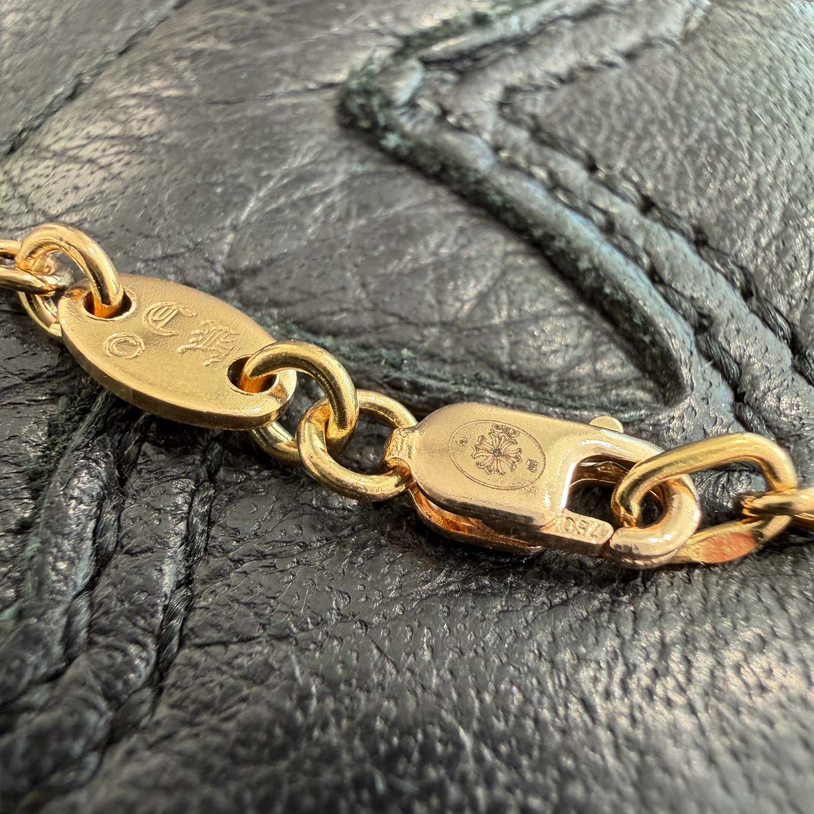 CHROME HEARTS 22K Twist Chain Necklace Size 20 Inch クロムハーツ 22K ツイストチェーン ネックレス サイズ20インチ