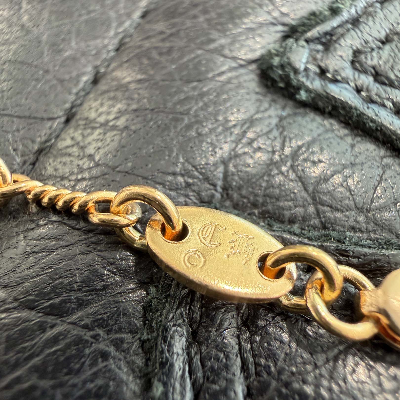 CHROME HEARTS 22K Twist Chain Necklace Size 20 Inch クロムハーツ