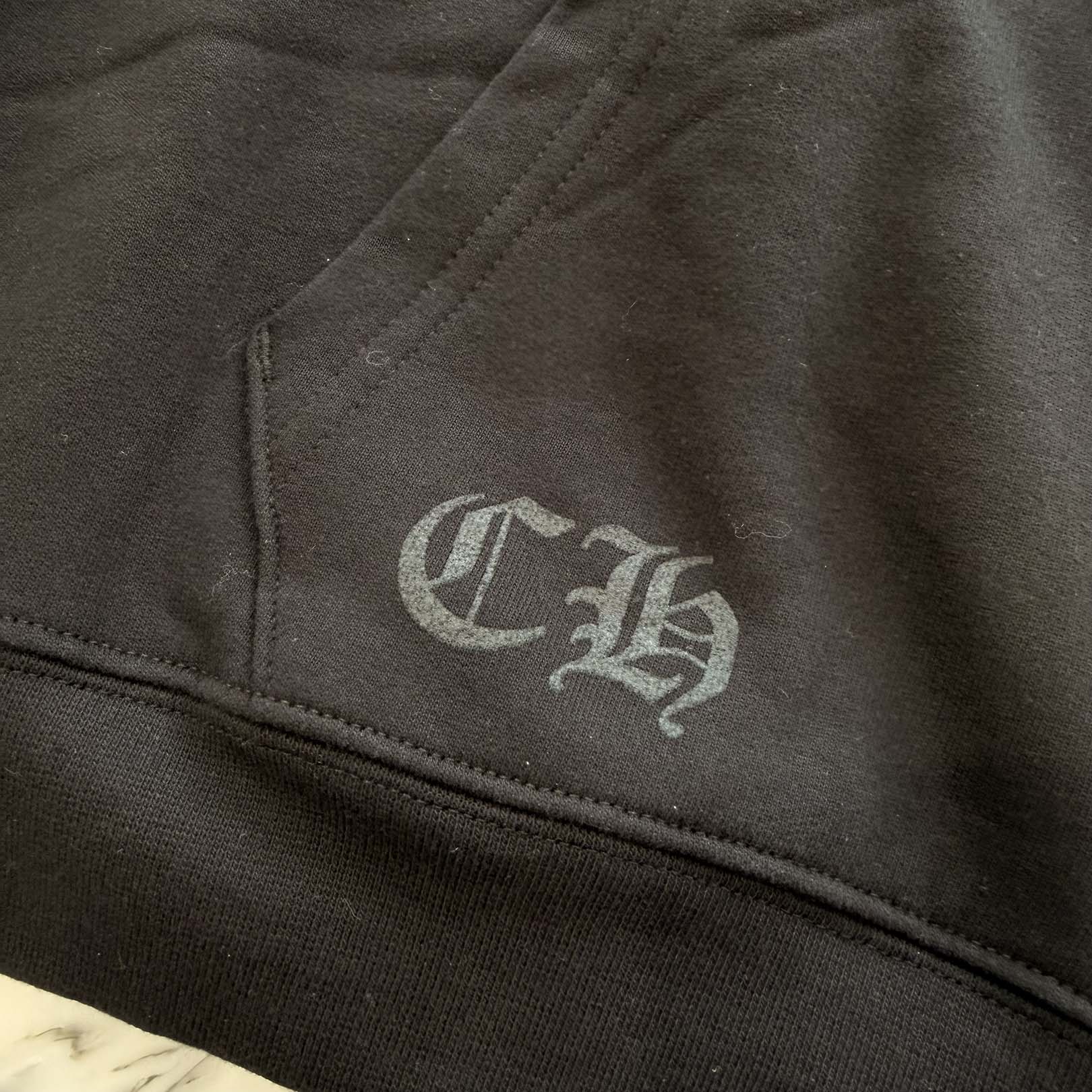 CHROME HEARTS Floral Cross Horseshoe Zip Up Hoodie Size XL クロムハーツ フローラルクロス ホースシュー ジップアップフーディ サイズXL