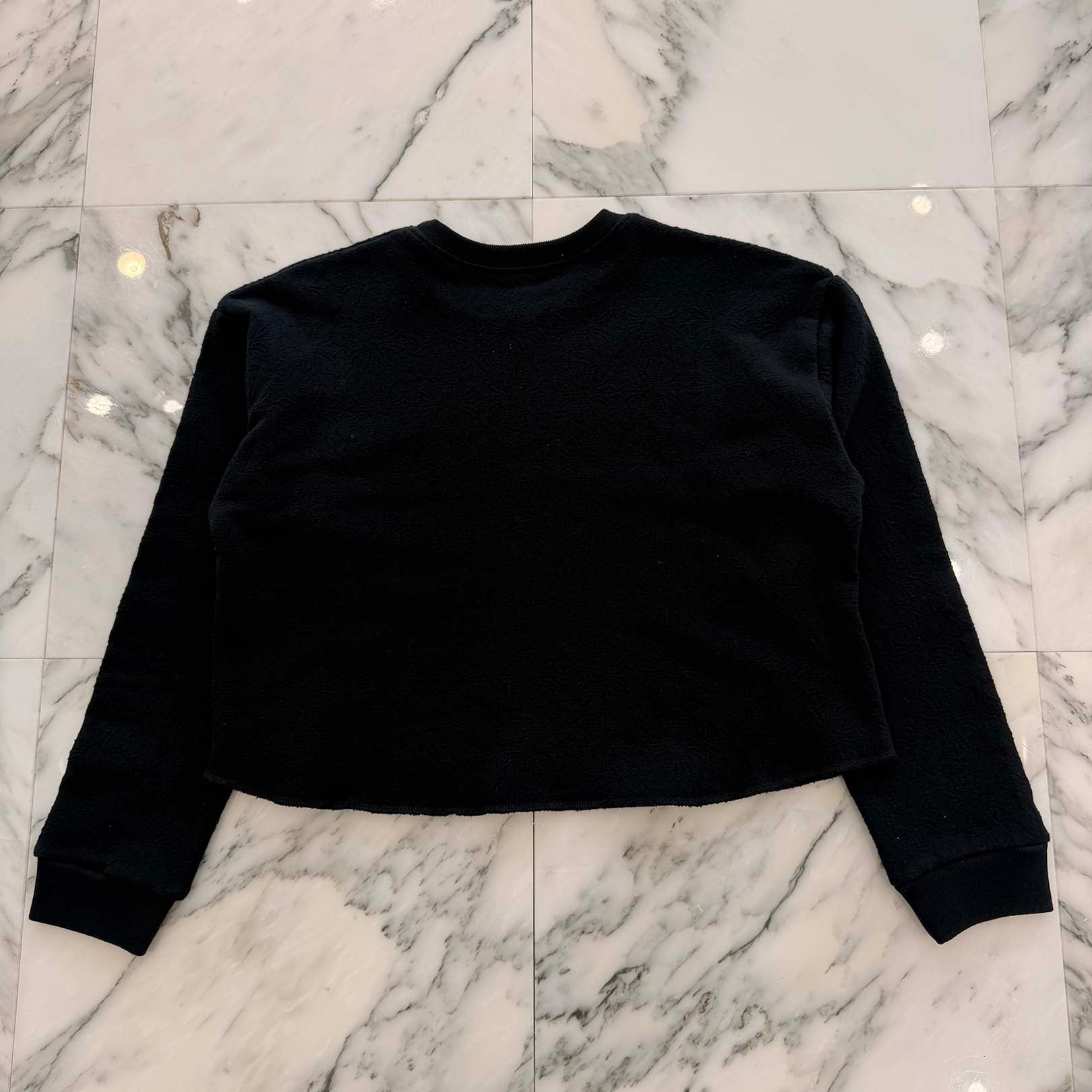 CHROME HEARTS Y NOT Vertical Logo Cropped Sweat Shirt Size M クロムハーツ ワイノット ヴァーティカルロゴ クロップド スウェットシャツ Tシャツ サイズM