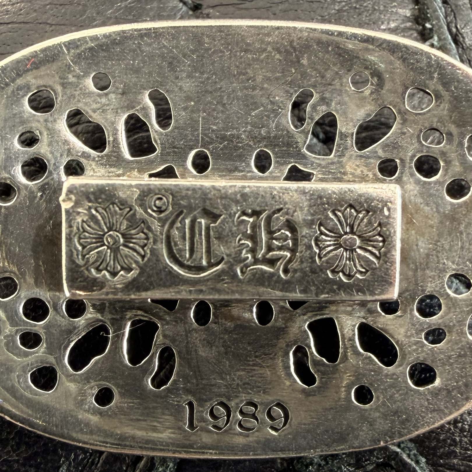 CHROME HEARTS Classic Oval Cross Hair Band クロムハーツ クラシック