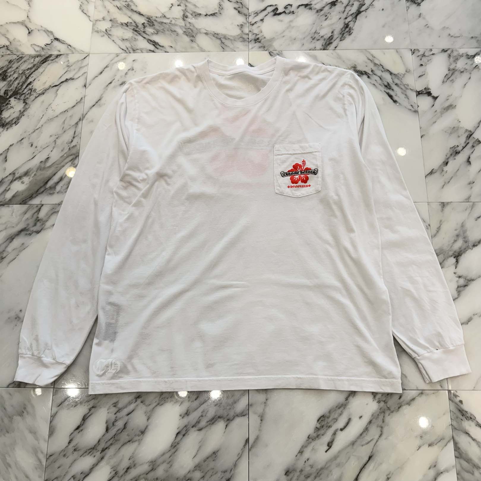 CHROME HEARTS Honolulu Limited Back Scroll Logo Long Sleeve Tee Size XXL クロムハーツ ホノルル限定 バックスクロールロゴ ロングスリーブTシャツ サイズXXL