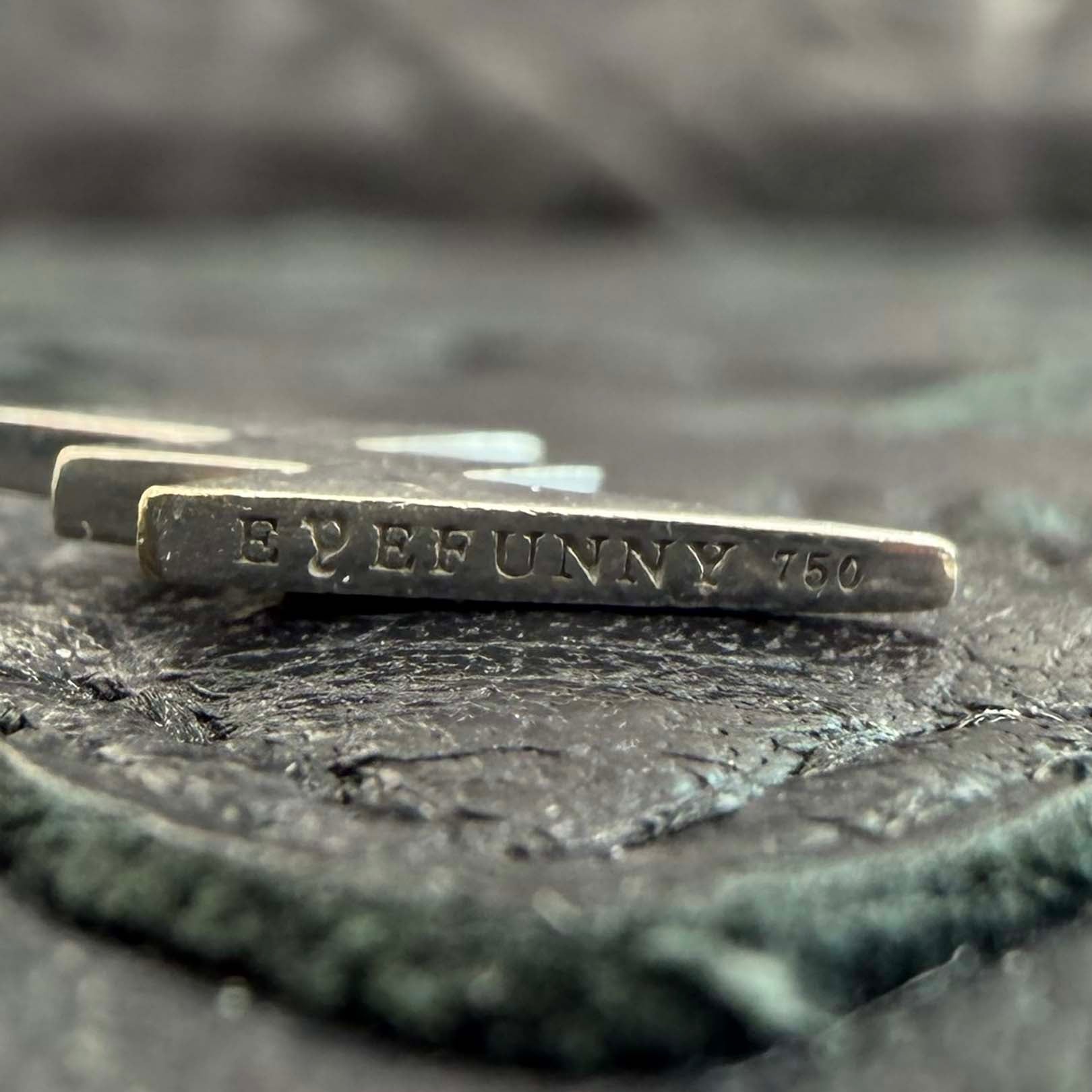 EYEFUNNY 18K WG Lightning Pavé Diamond Pendant Charm 98377 FF アイファニー 18K WG ライトニング パヴェダイヤ ペンダント チャーム