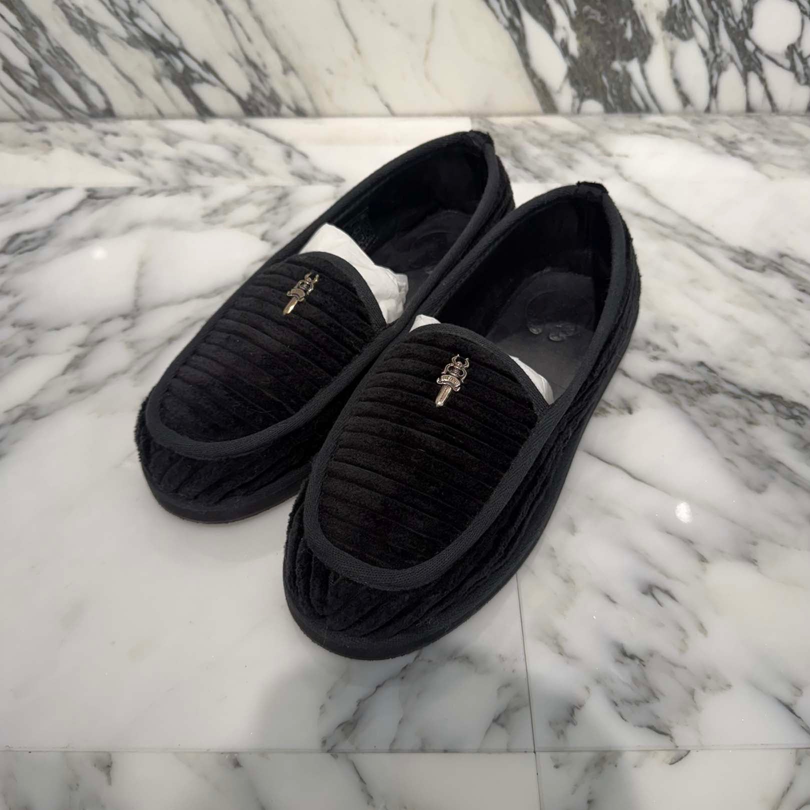 CHROME HEARTS Dagger Corduroy Slip On Size 40 (約25.0cm～25.5cm) クロムハーツ ダガー コーデュロイ スリッポン スリッパ シューズ サイズ40 (約25.0cm～25.5cm)