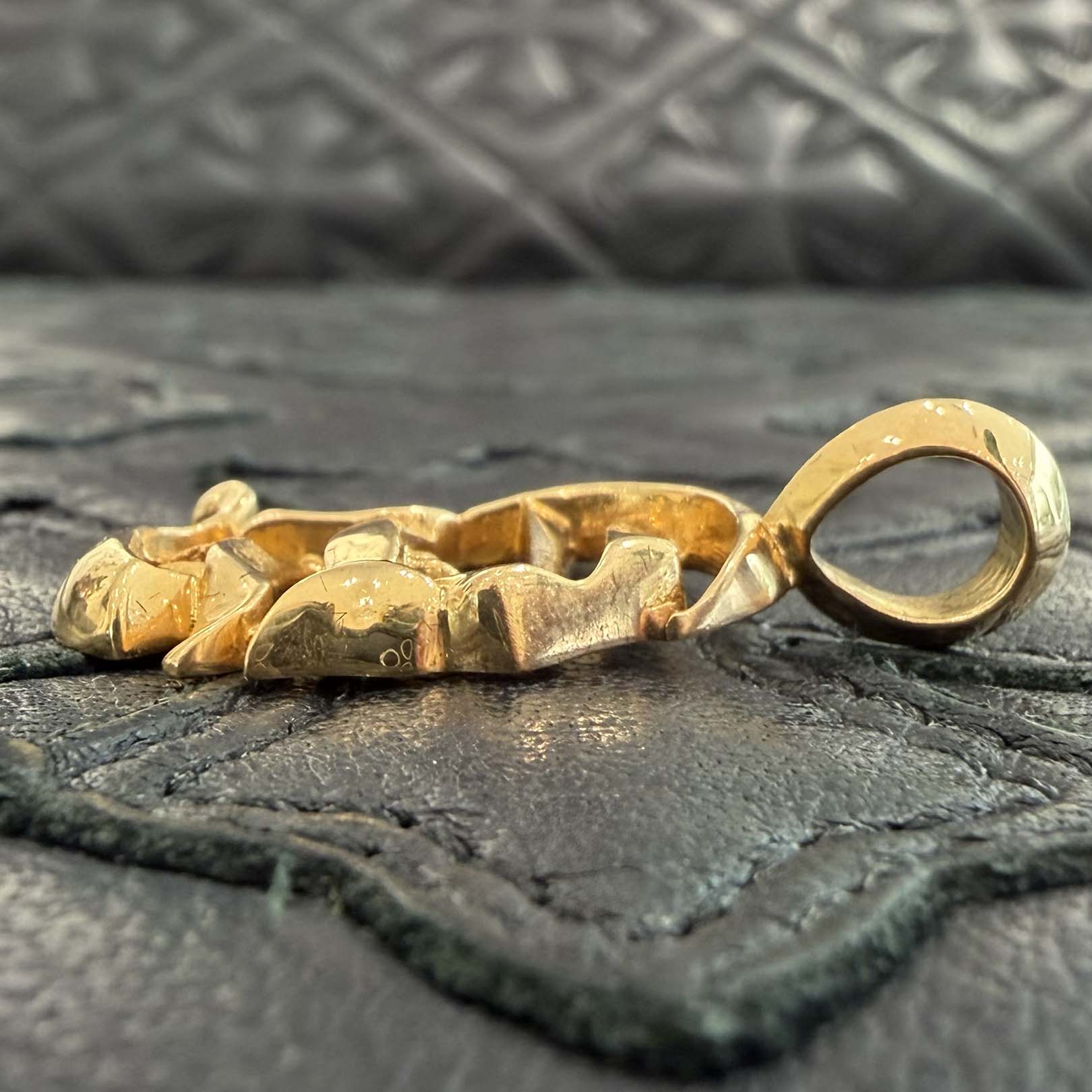 CHROME HEARTS 22K CH Logo Pendant Charm クロムハーツ 22K CHロゴ ペンダントチャーム