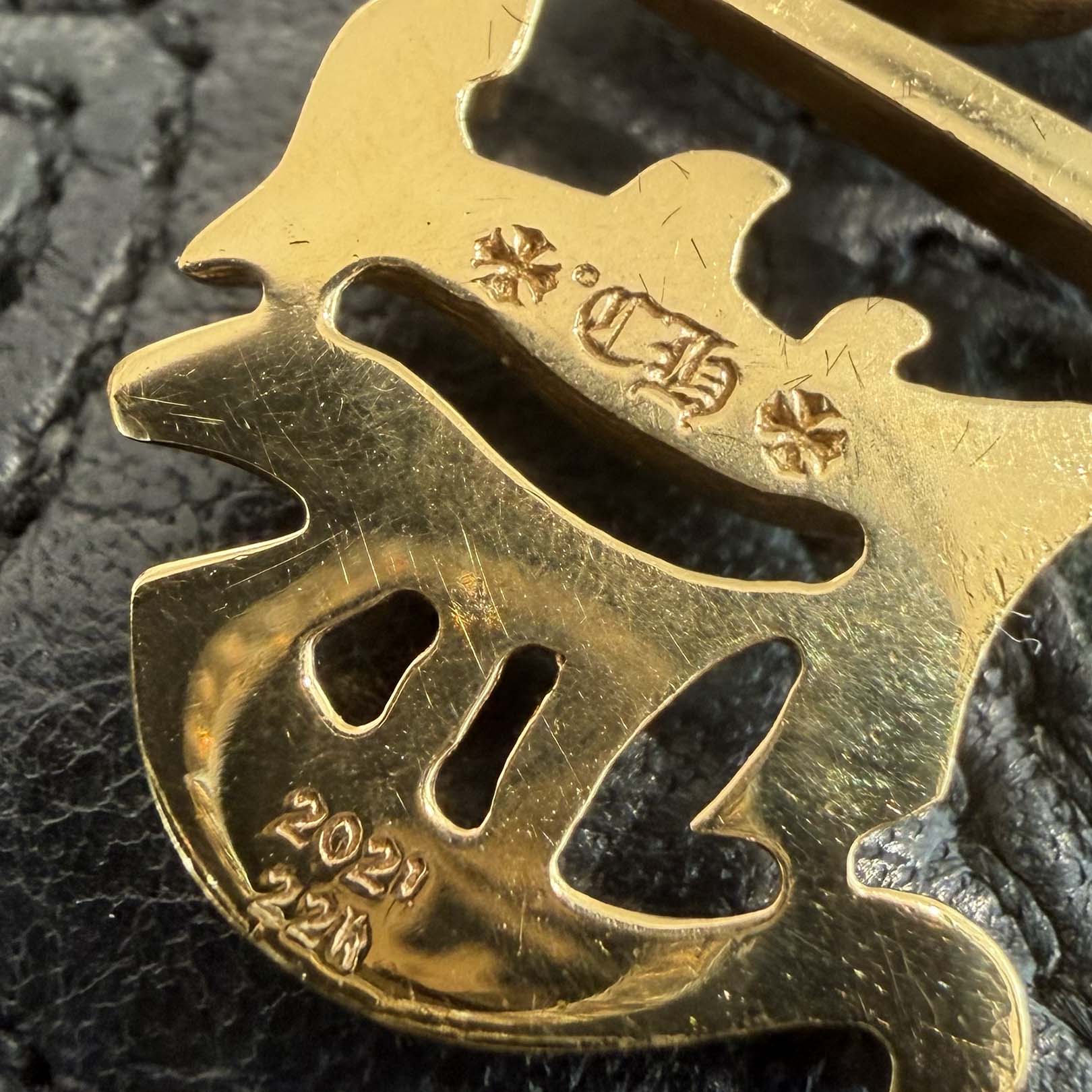 CHROME HEARTS 22K CH Logo Pendant Charm クロムハーツ 22K CHロゴ ペンダントチャーム