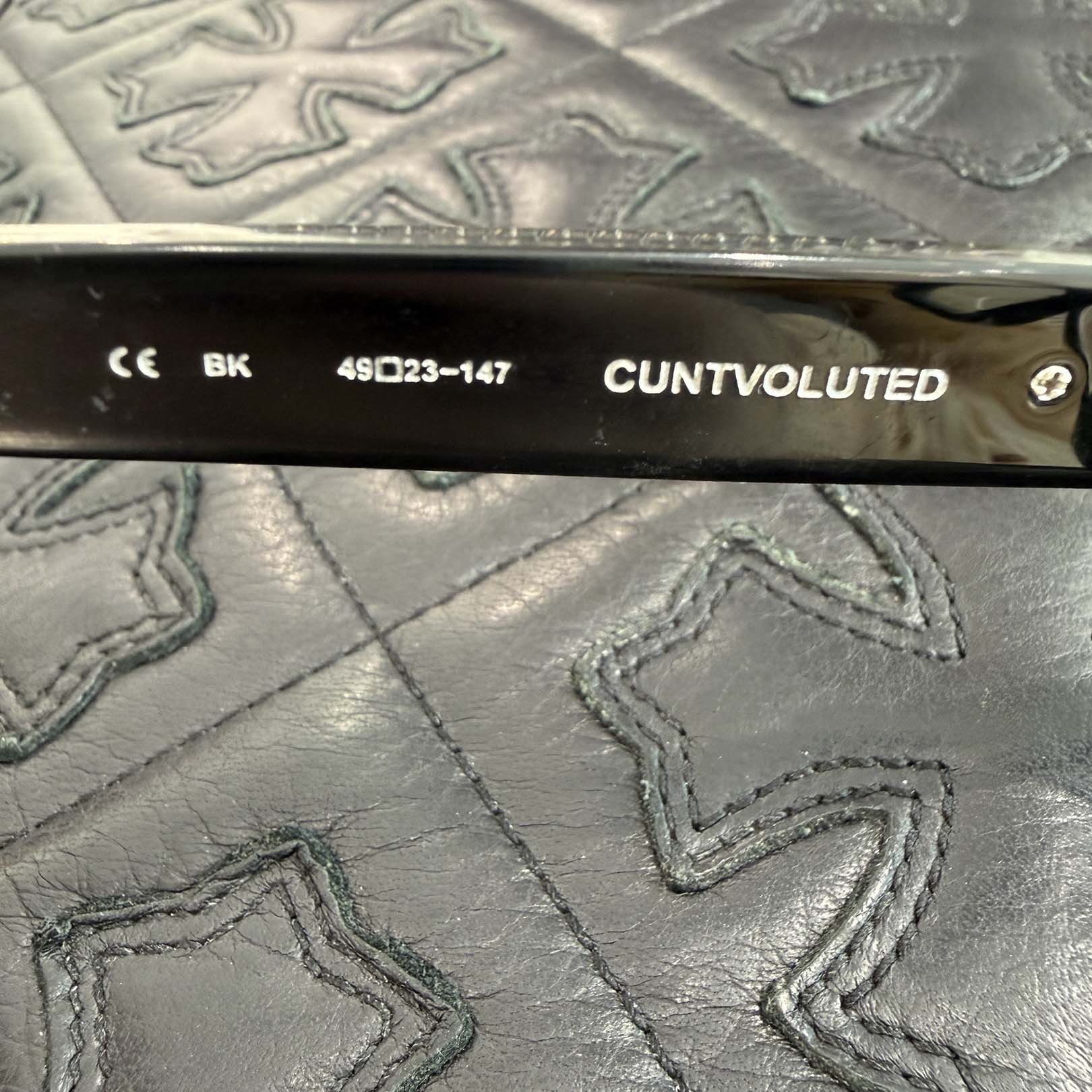 CHROME HEARTS CUNTVOLUTED Sunglasses Size 49□23-147 クロムハーツ コンヴァリューティッド サングラス サイズ49□23-147