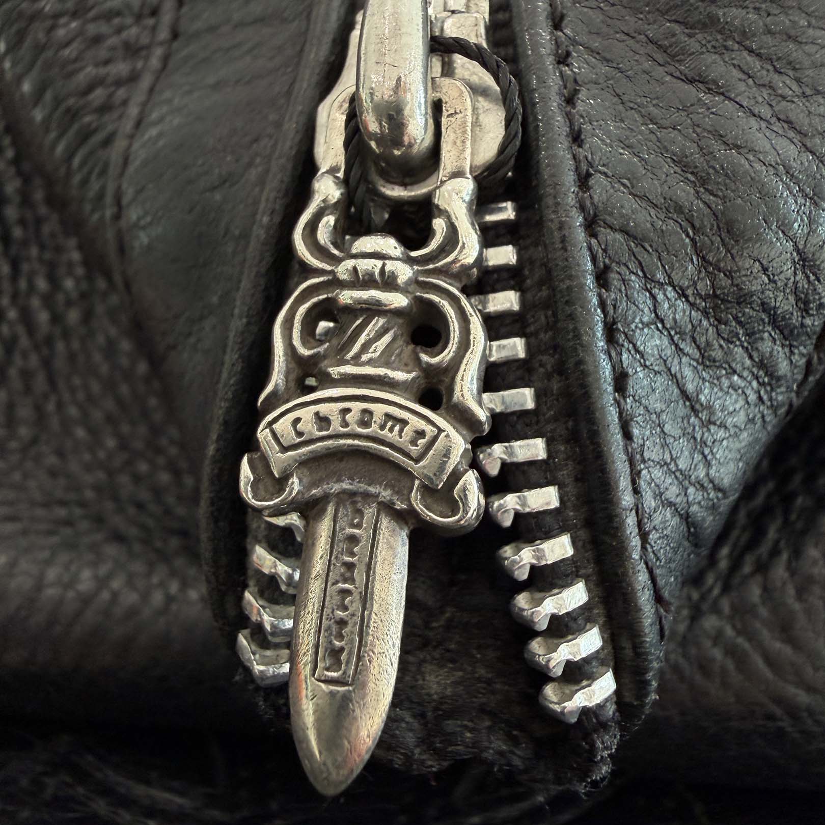 CHROME HEARTS Large Cross MONICA Leather Hand Bag クロムハーツ ラージクロス モニカ レザーハンドバッグ