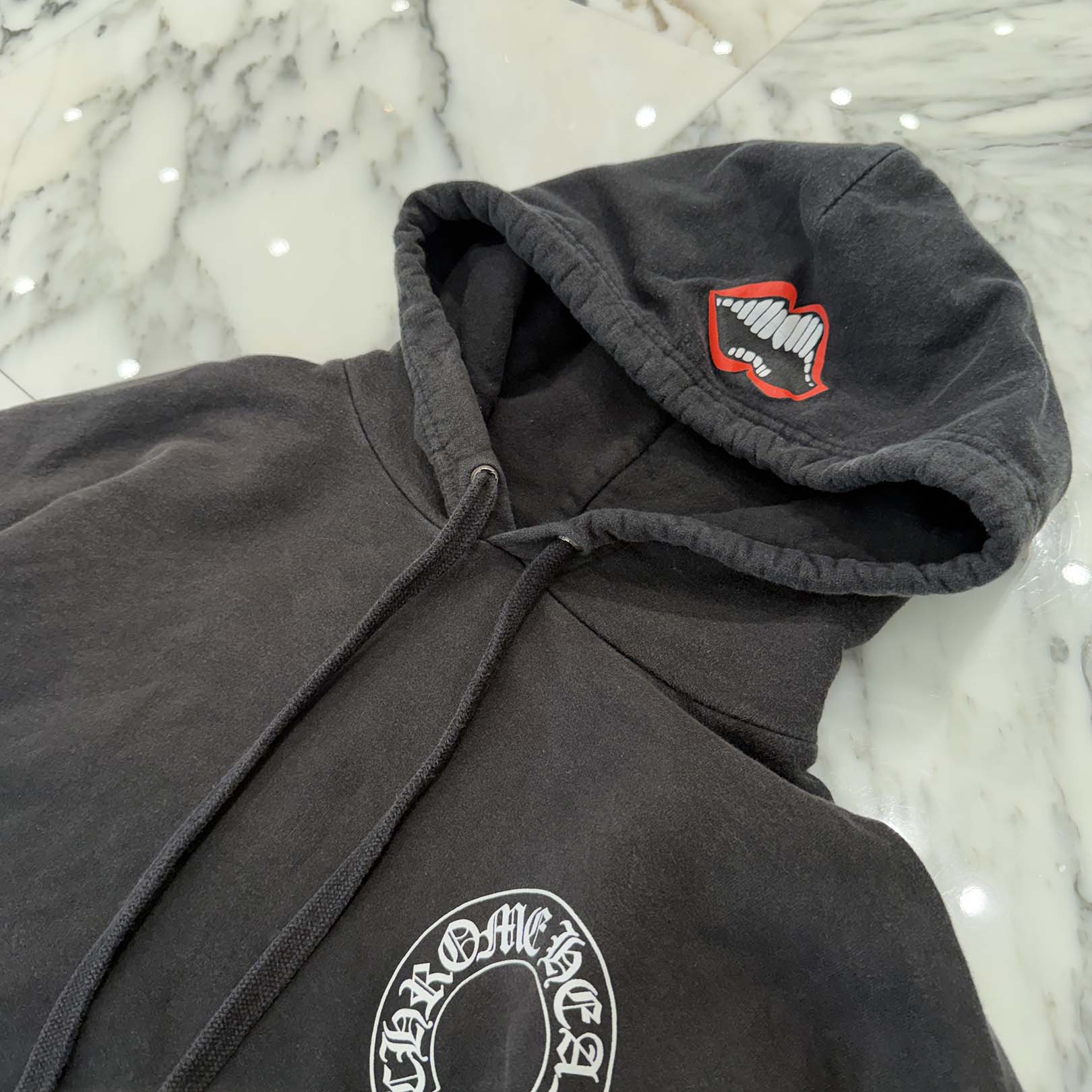 CHROME HEARTS × MATTY BOY Chomper Horseshoe Pullover Hoodie Size L クロムハーツ × マッティボーイ チョンパー ホースシュー プルオーバーフーディ サイズL