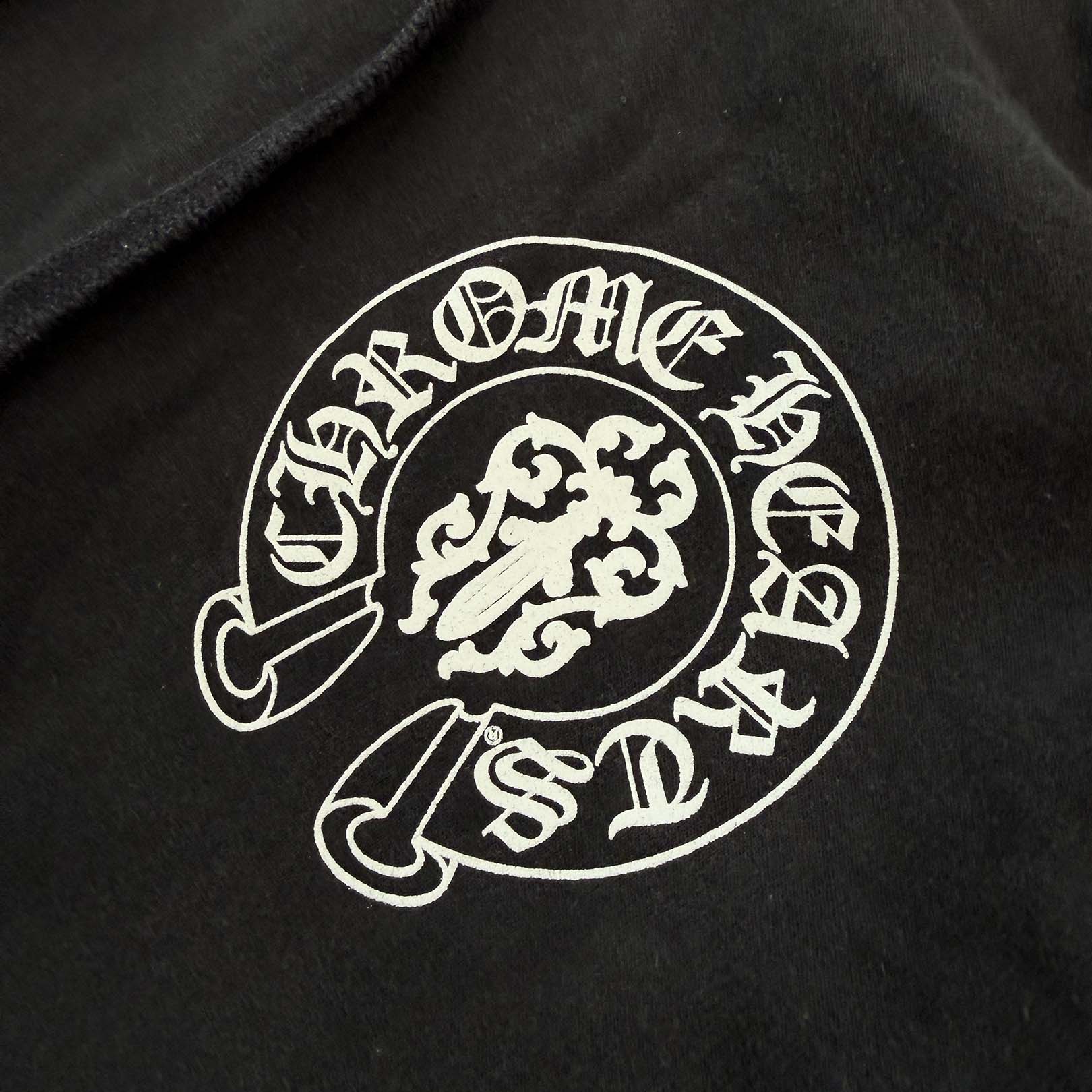 CHROME HEARTS American Flag Scroll Logo Pullover Hoodie Size L クロムハーツ アメリカ国旗 スクロールロゴ プルオーバーフーディー サイズL