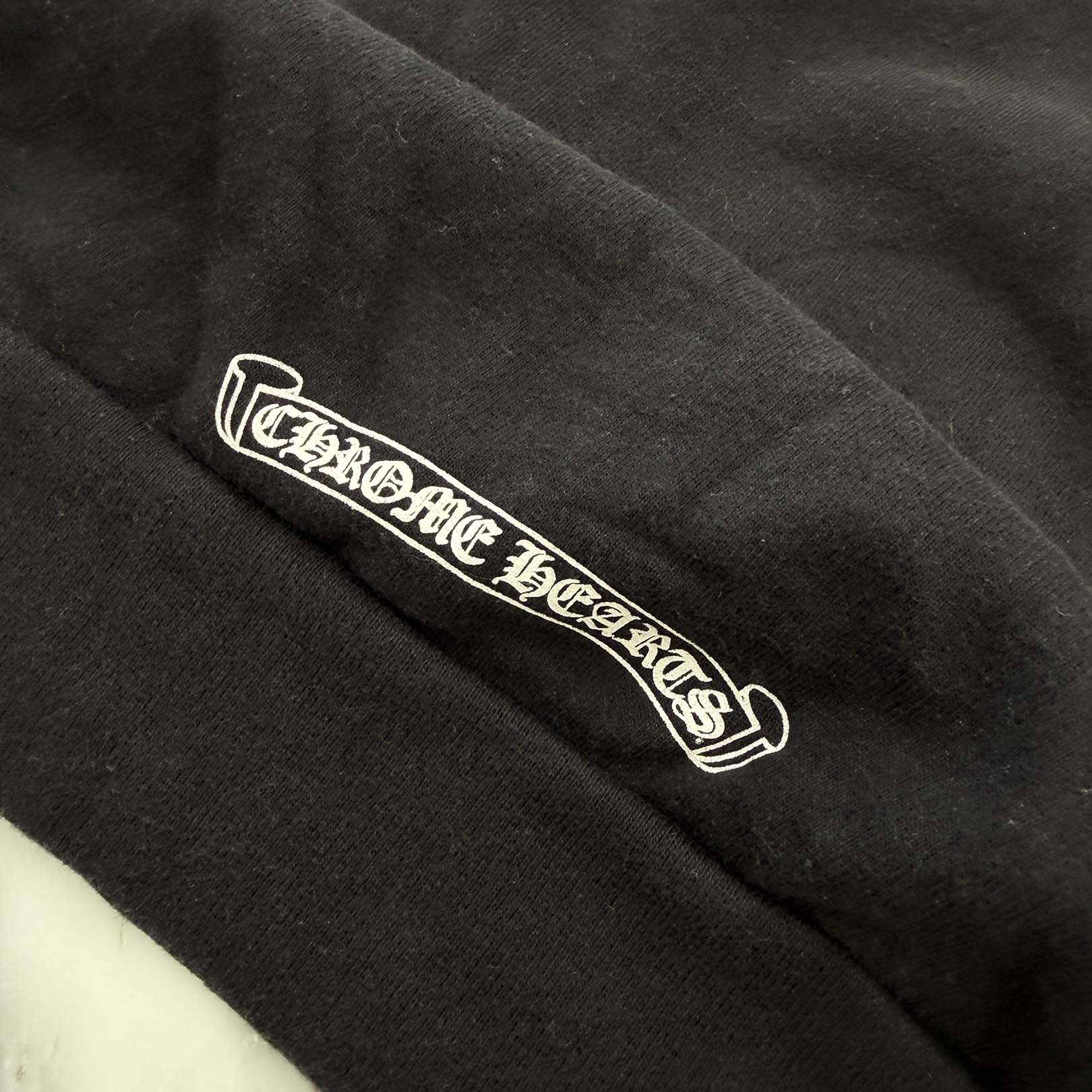 CHROME HEARTS American Flag Scroll Logo Pullover Hoodie Size L クロムハーツ アメリカ国旗 スクロールロゴ プルオーバーフーディー サイズL