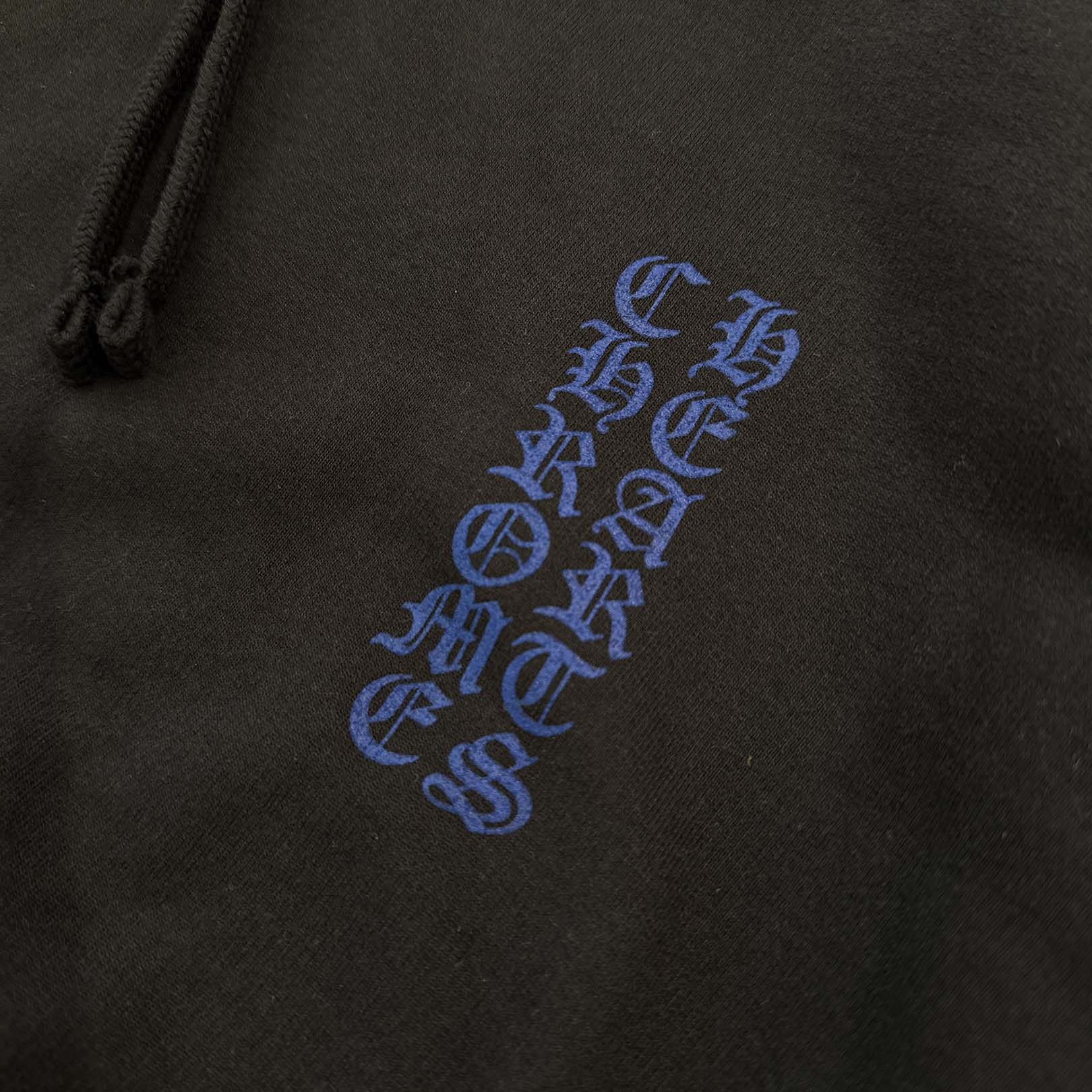CHROME HEARTS Vertical Logo Pullover Hoodie Size S クロムハーツ ヴァーティカルロゴ プルオーバーフーディー サイズS