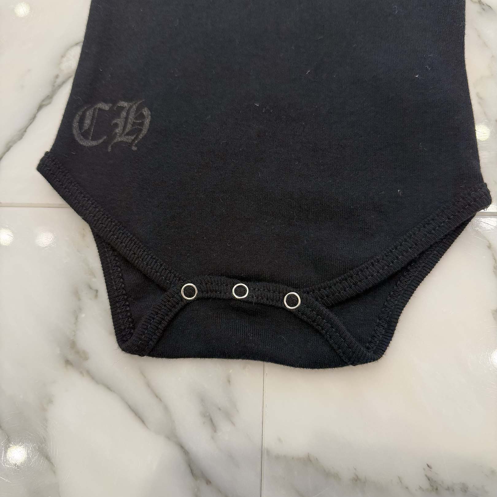 CHROME HEARTS Horseshoe Short Sleeve Rompers Size 6months クロムハーツ ホースシュー半袖ロンパース サイズ6months