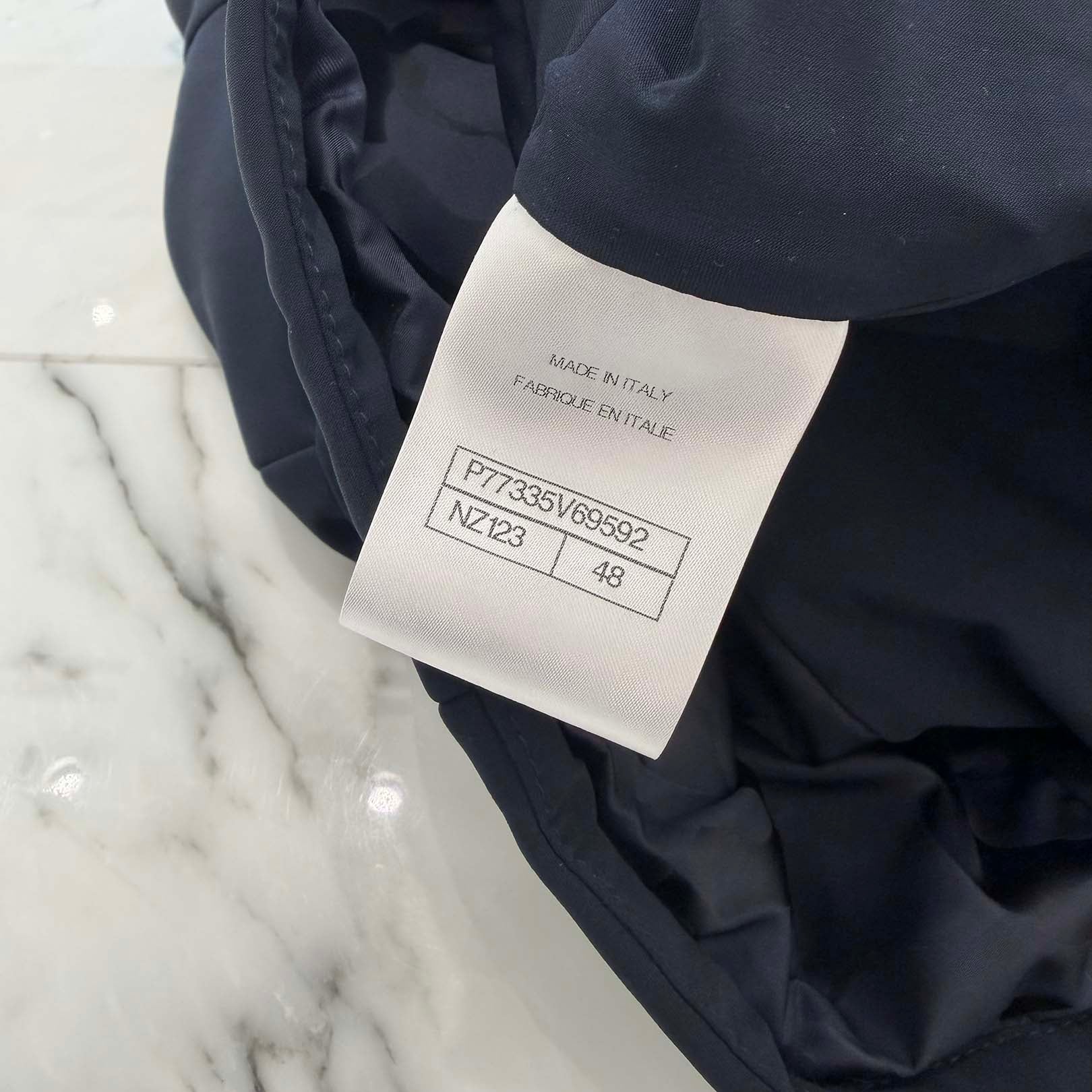 CHANEL 2025AW Spring Hook Coco Mark Button Jacket P77335 V69592 NZ123 Size 48 シャネル スプリングホックココマークボタンジャケット サイズ48
